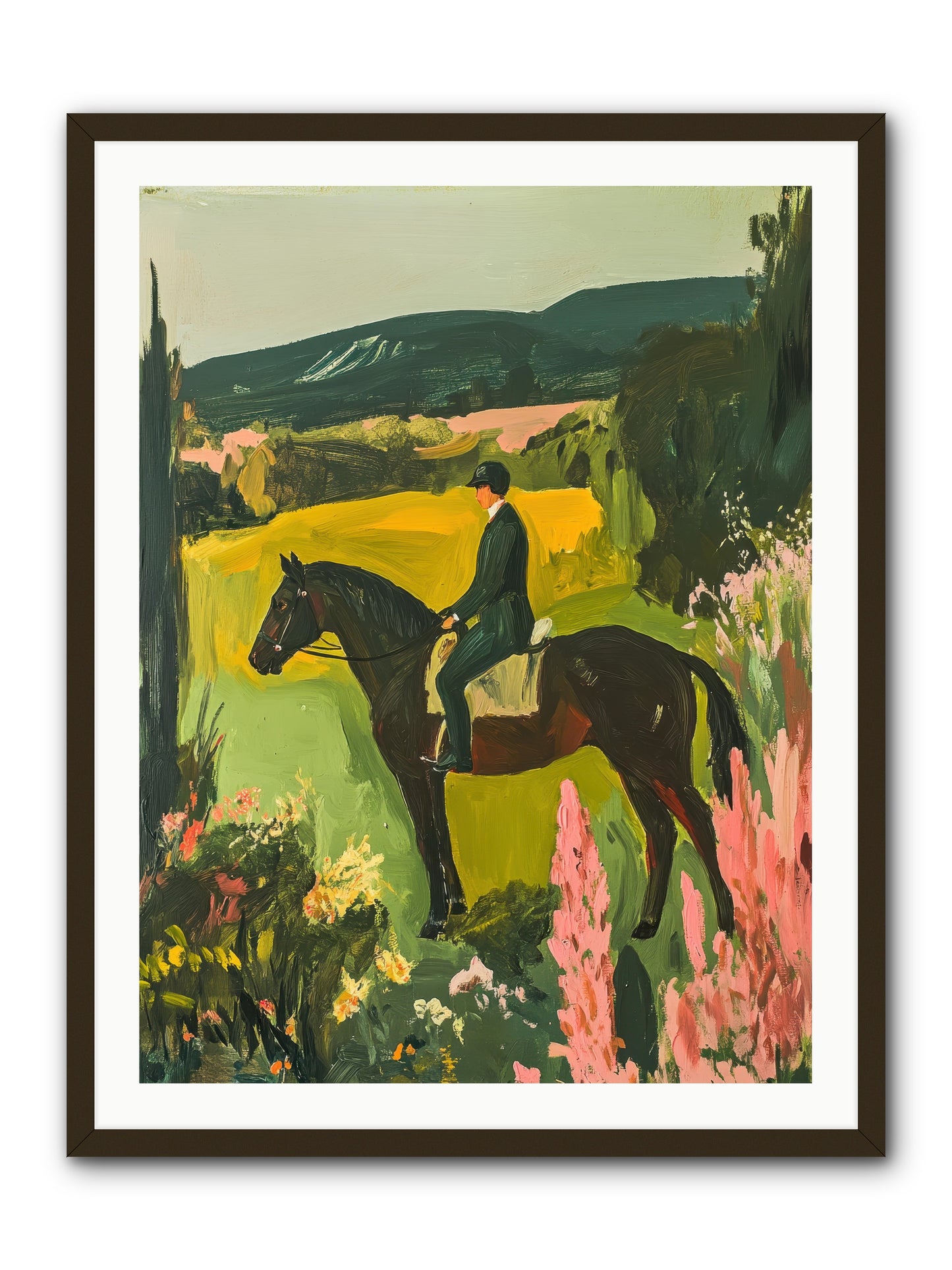 Distant Memory -- Framed Print - Black 30x40