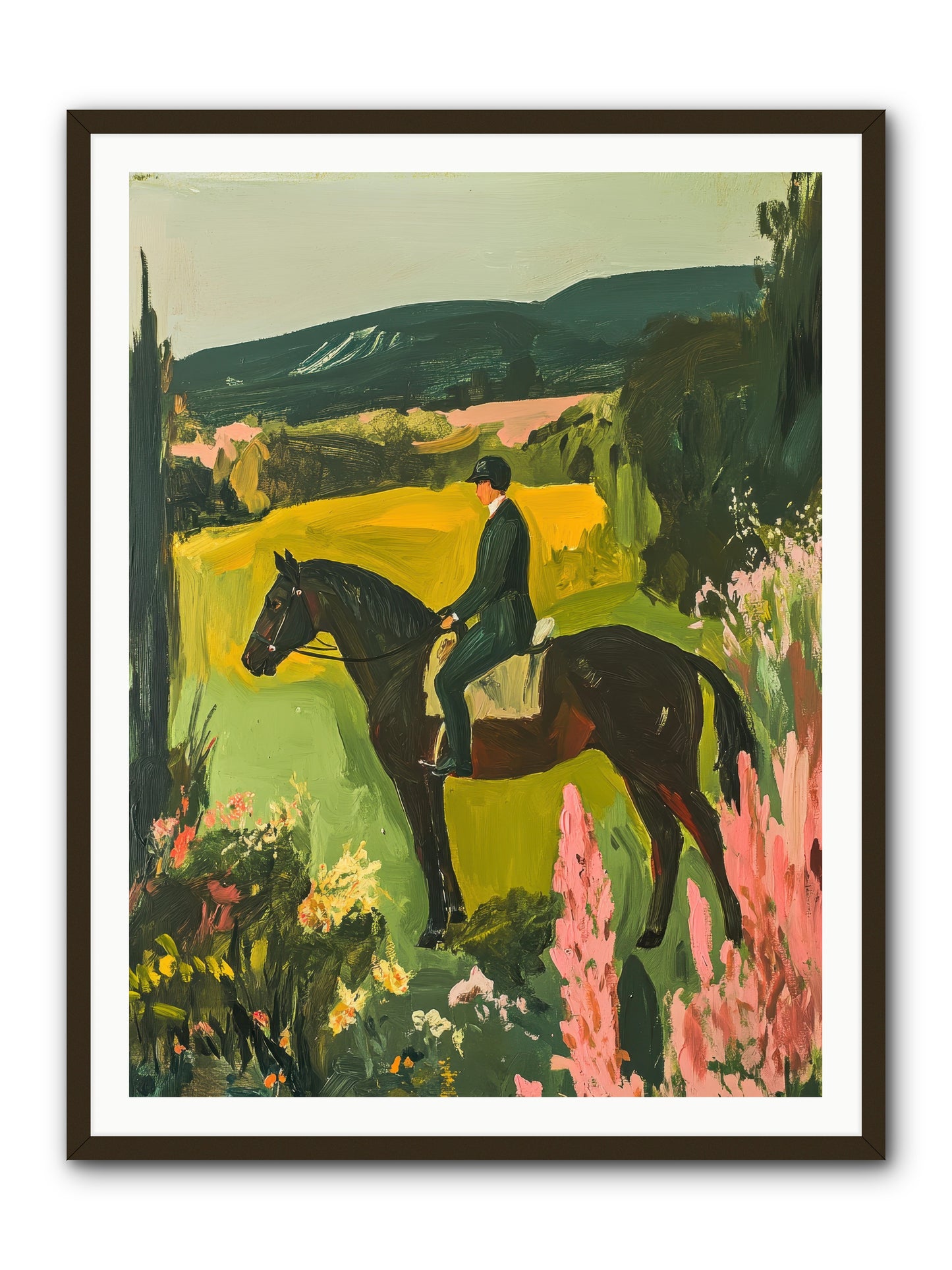 Distant Memory -- Framed Print - Black 36x48