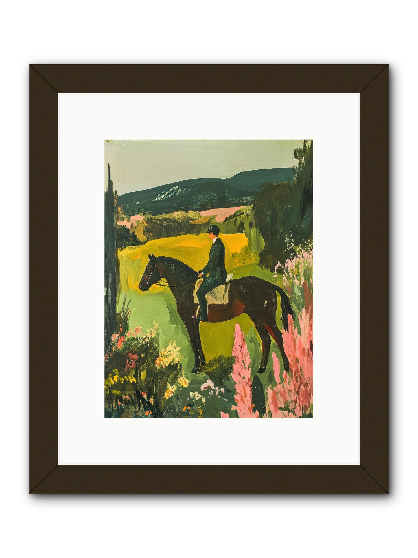 Distant Memory -- Framed Print - Black 9x12