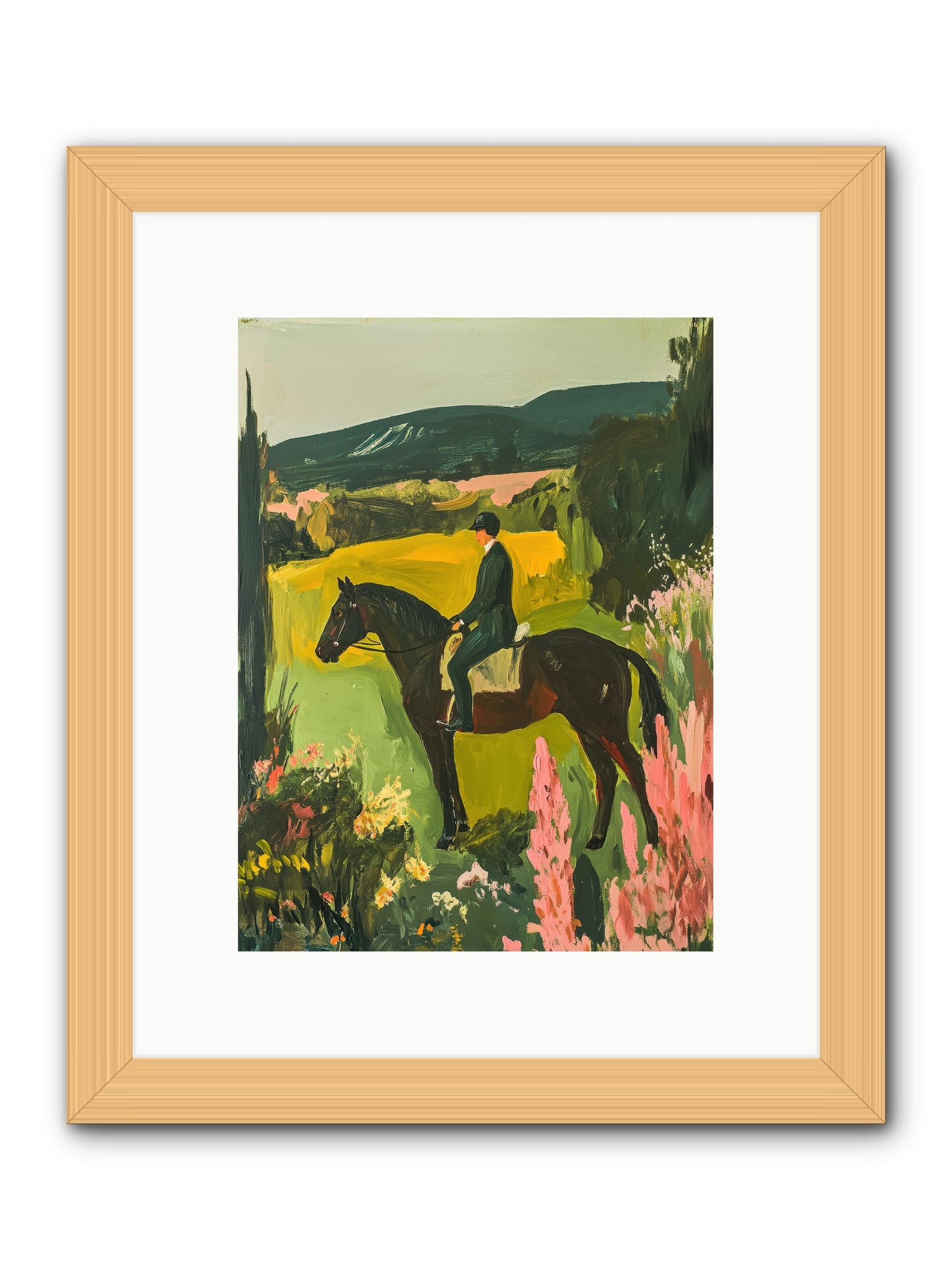 Distant Memory -- Framed Print - Natural 9x12