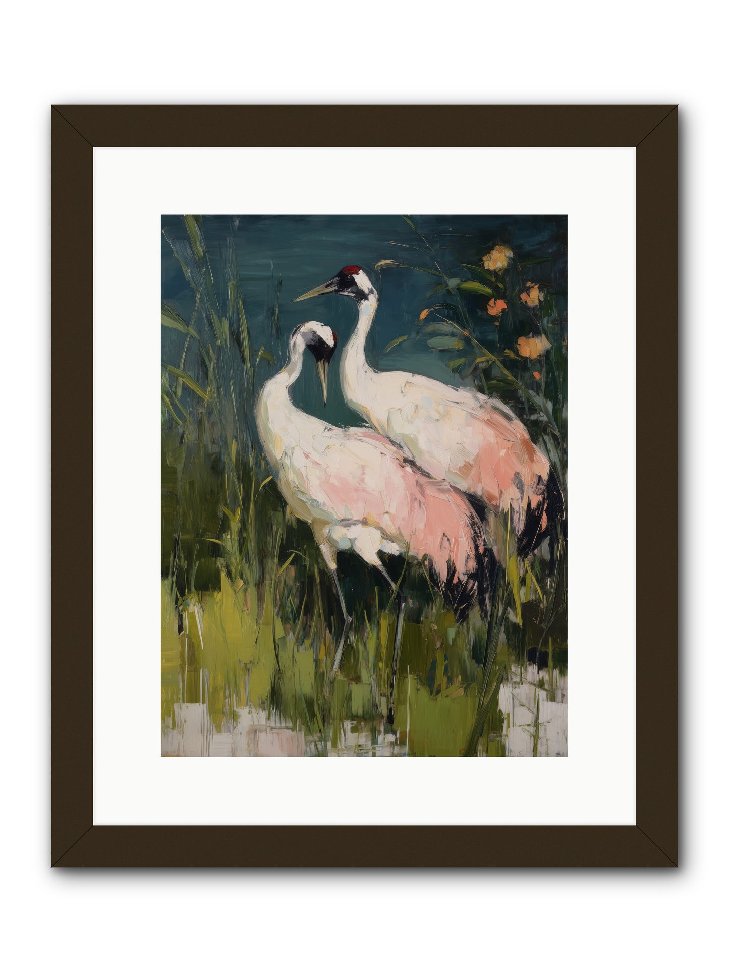 Distant Shores -- Framed Print - Black 12x16