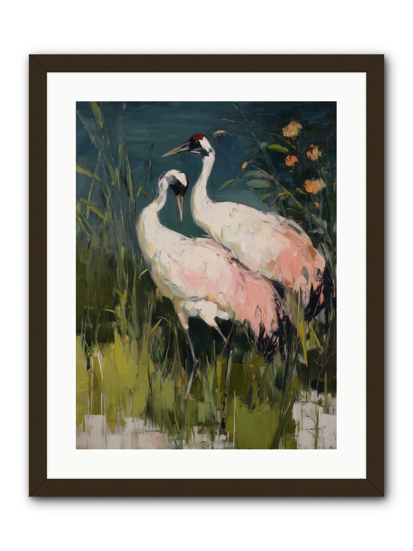 Distant Shores -- Framed Print - Black 18x24