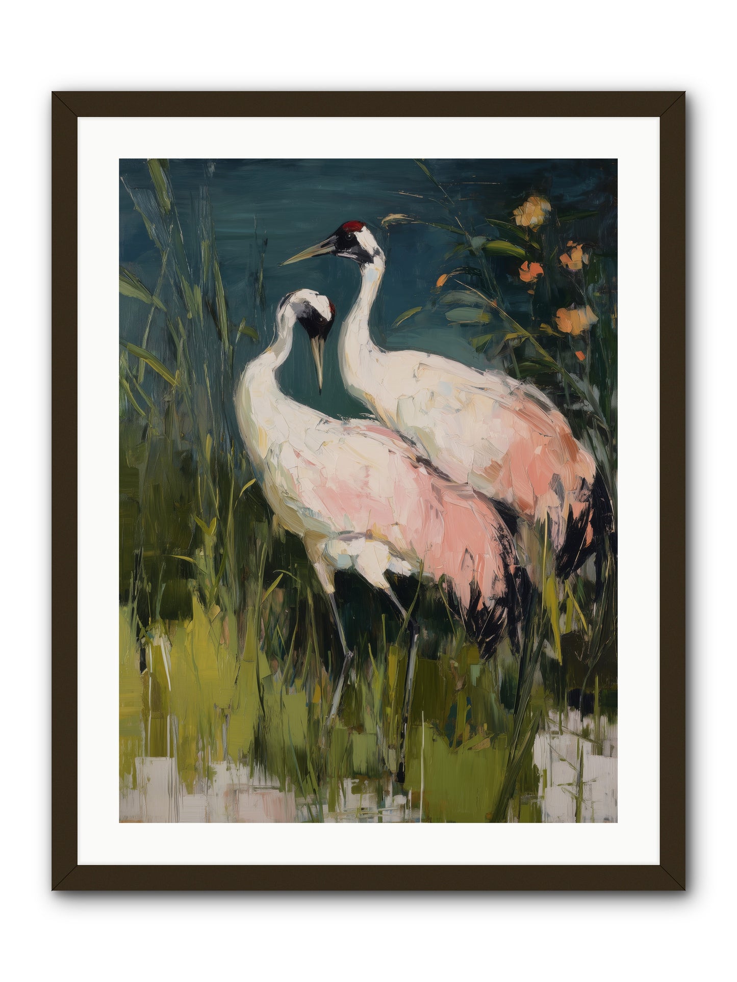Distant Shores -- Framed Print - Black 24x32
