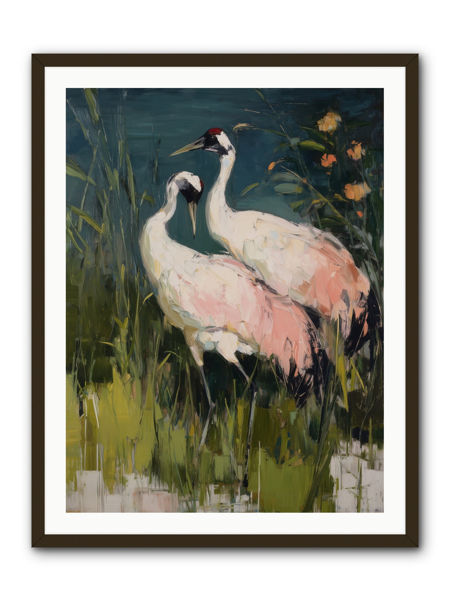 Distant Shores -- Framed Print - Black 30x40