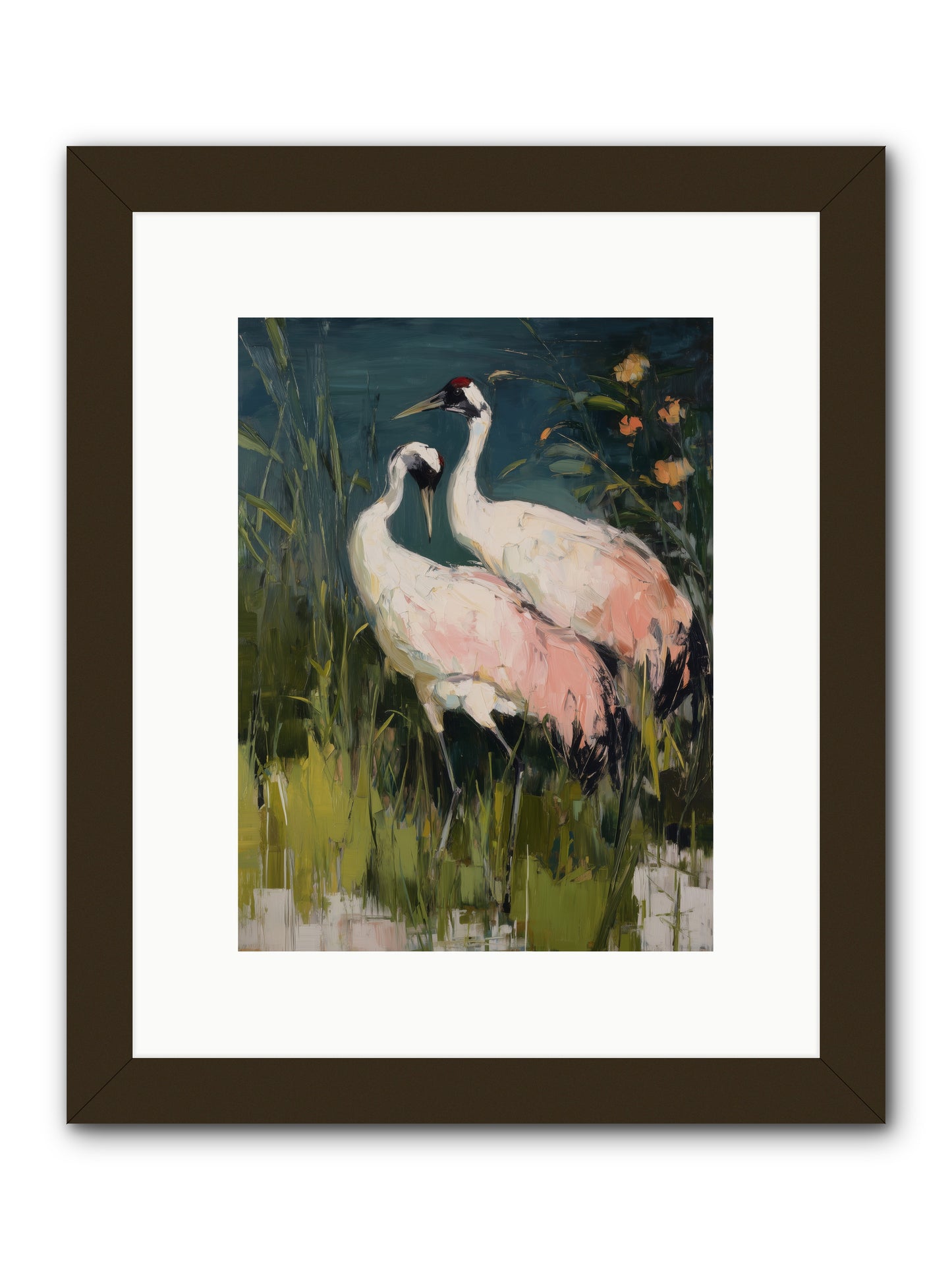 Distant Shores -- Framed Print - Black 9x12