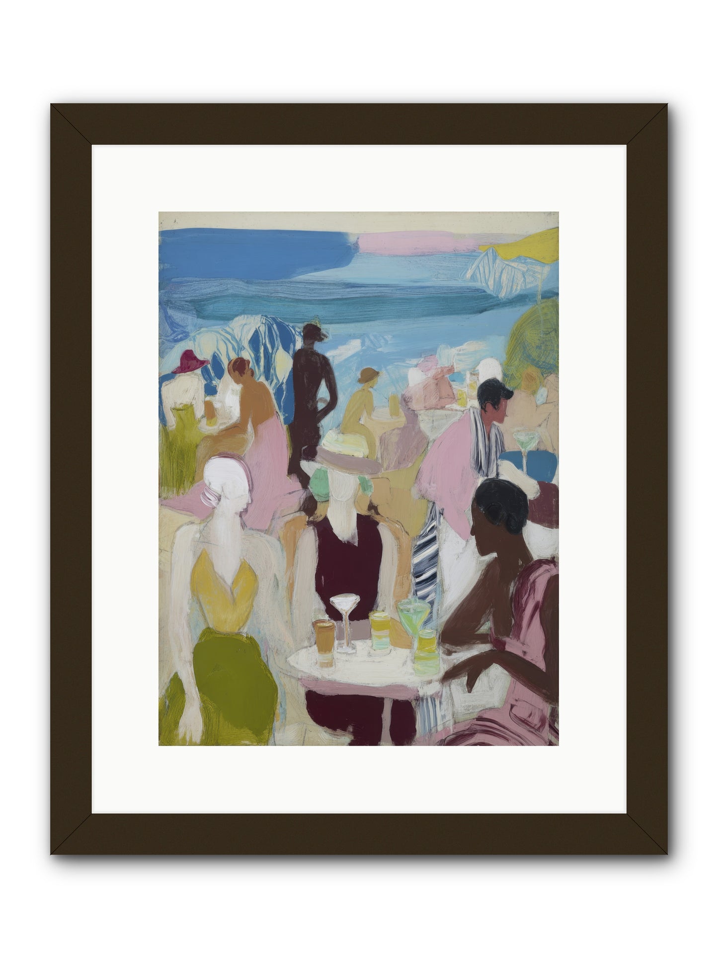 Distant Thunder -- Framed Print - Black 12x16