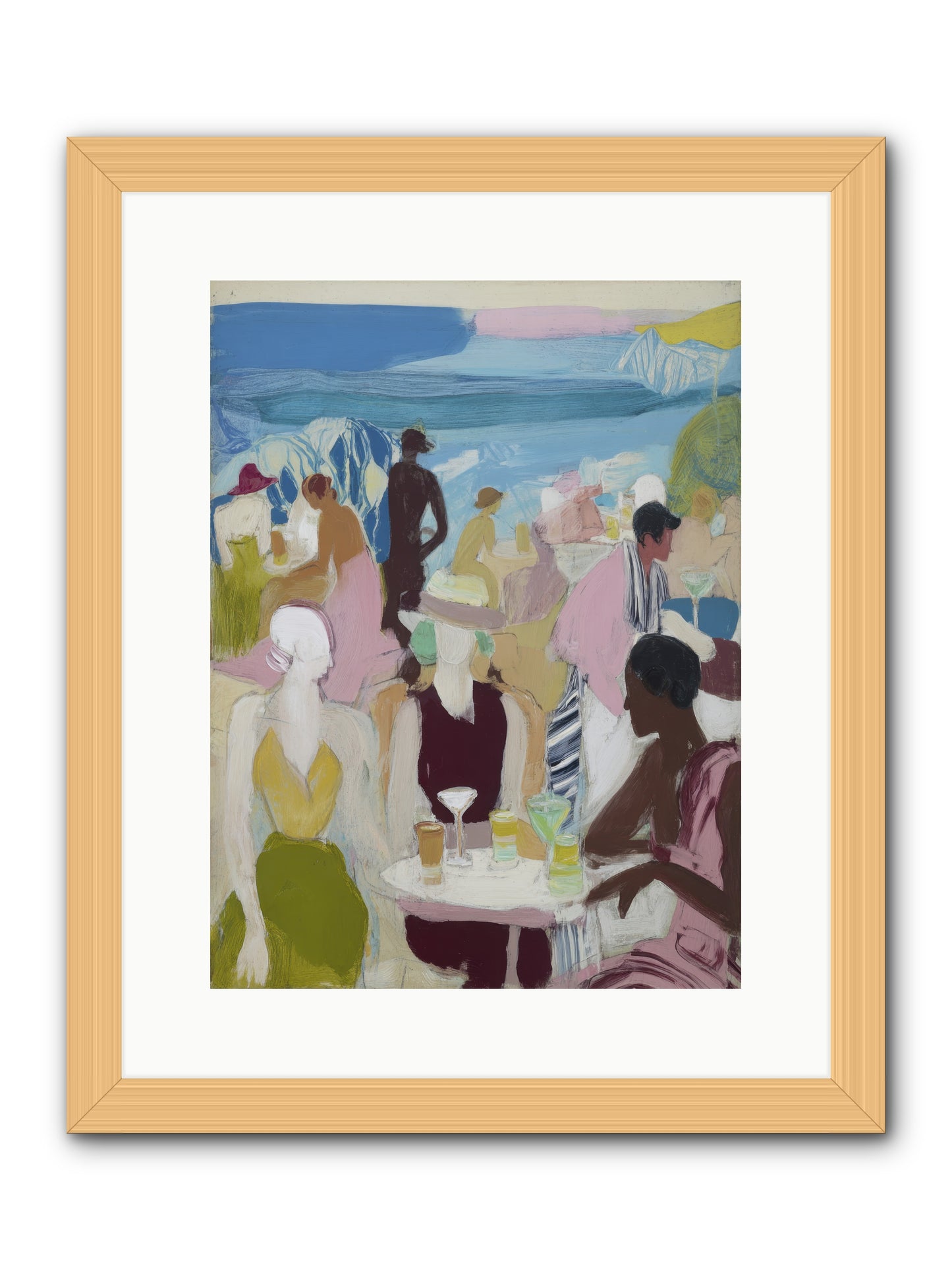 Distant Thunder -- Framed Print - Natural 12x16