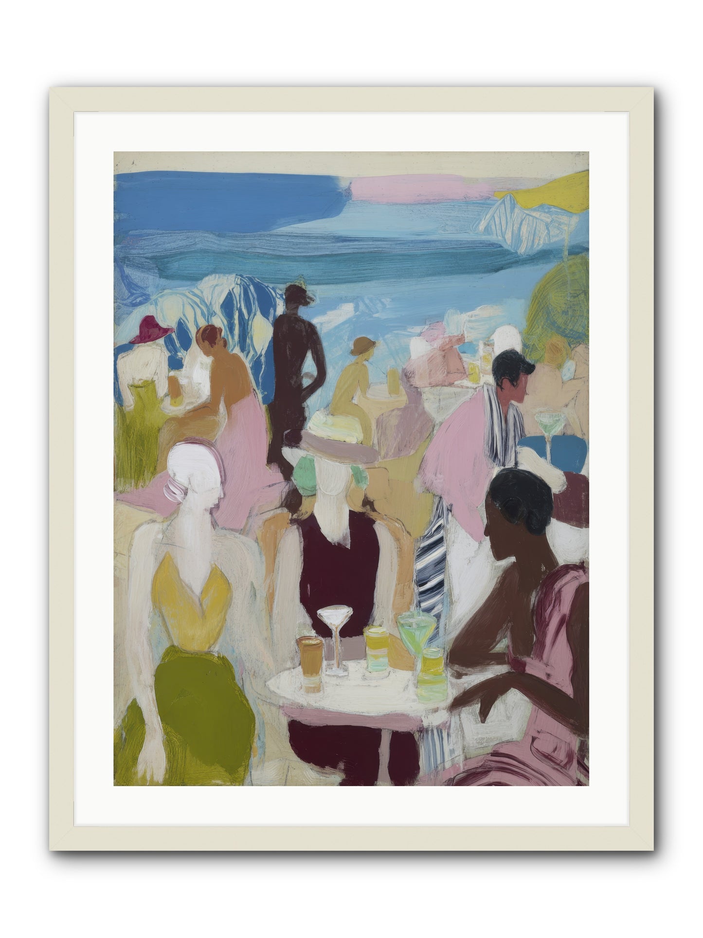 Distant Thunder -- Framed Print - White 24x32