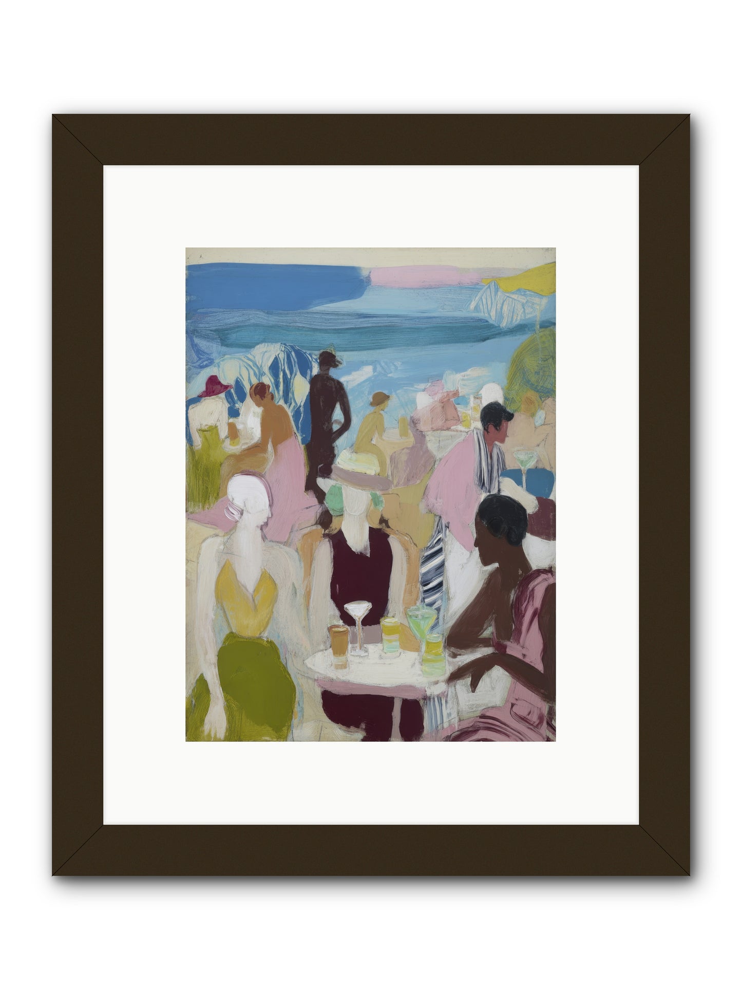 Distant Thunder -- Framed Print - Black 9x12