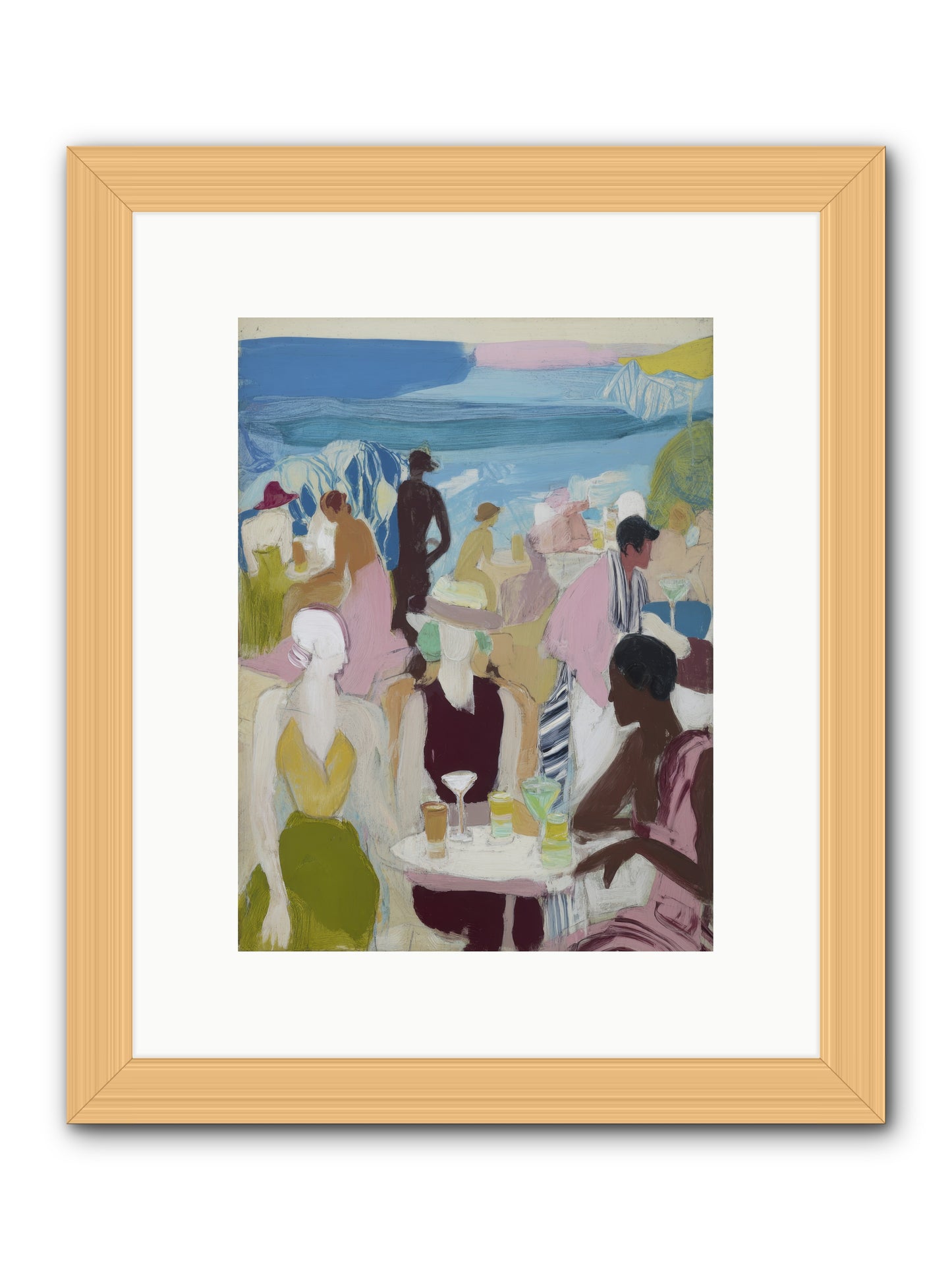Distant Thunder -- Framed Print - Natural 9x12