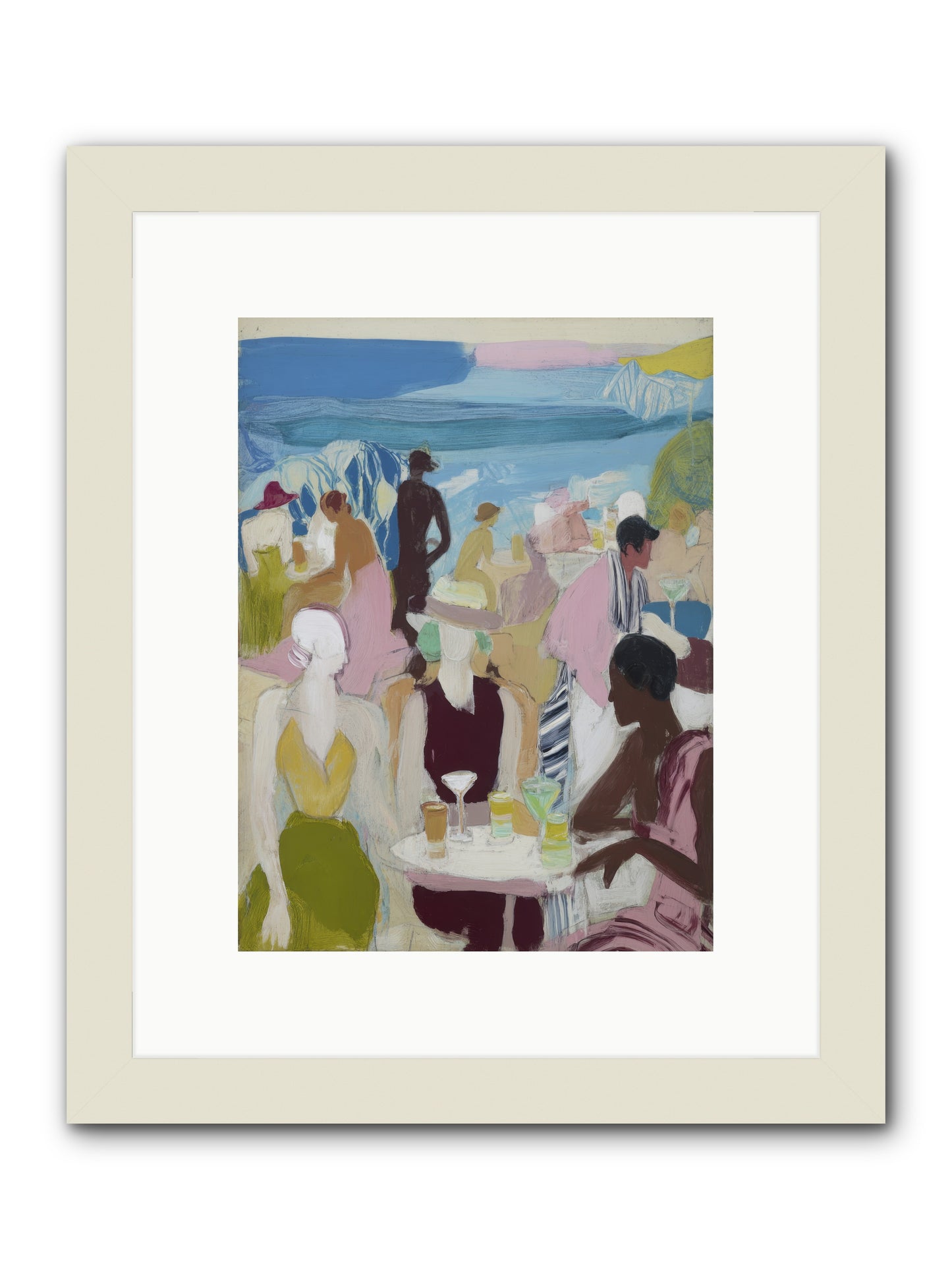 Distant Thunder -- Framed Print - White 9x12