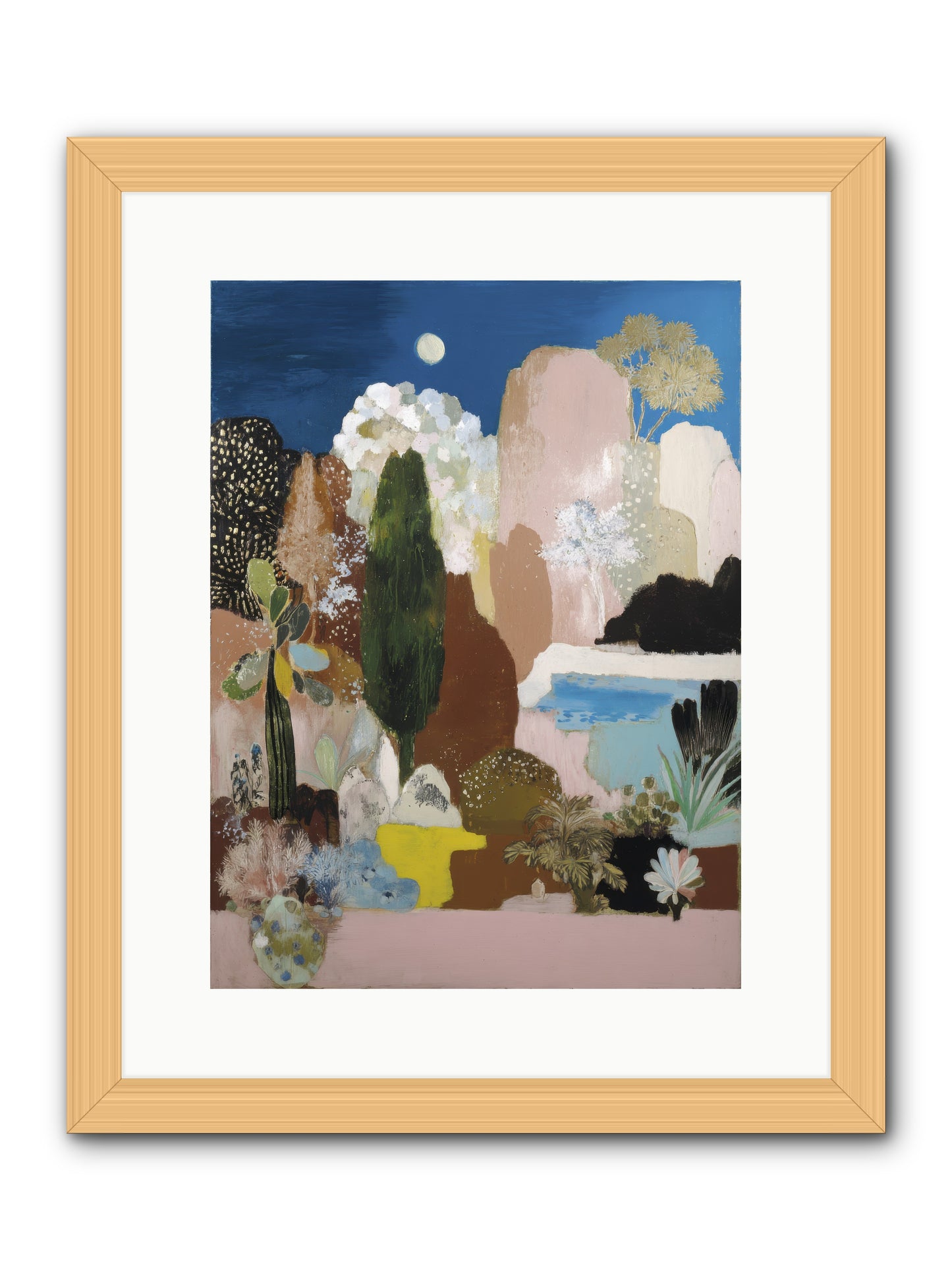 Distilled -- Framed Print - Natural 12x16