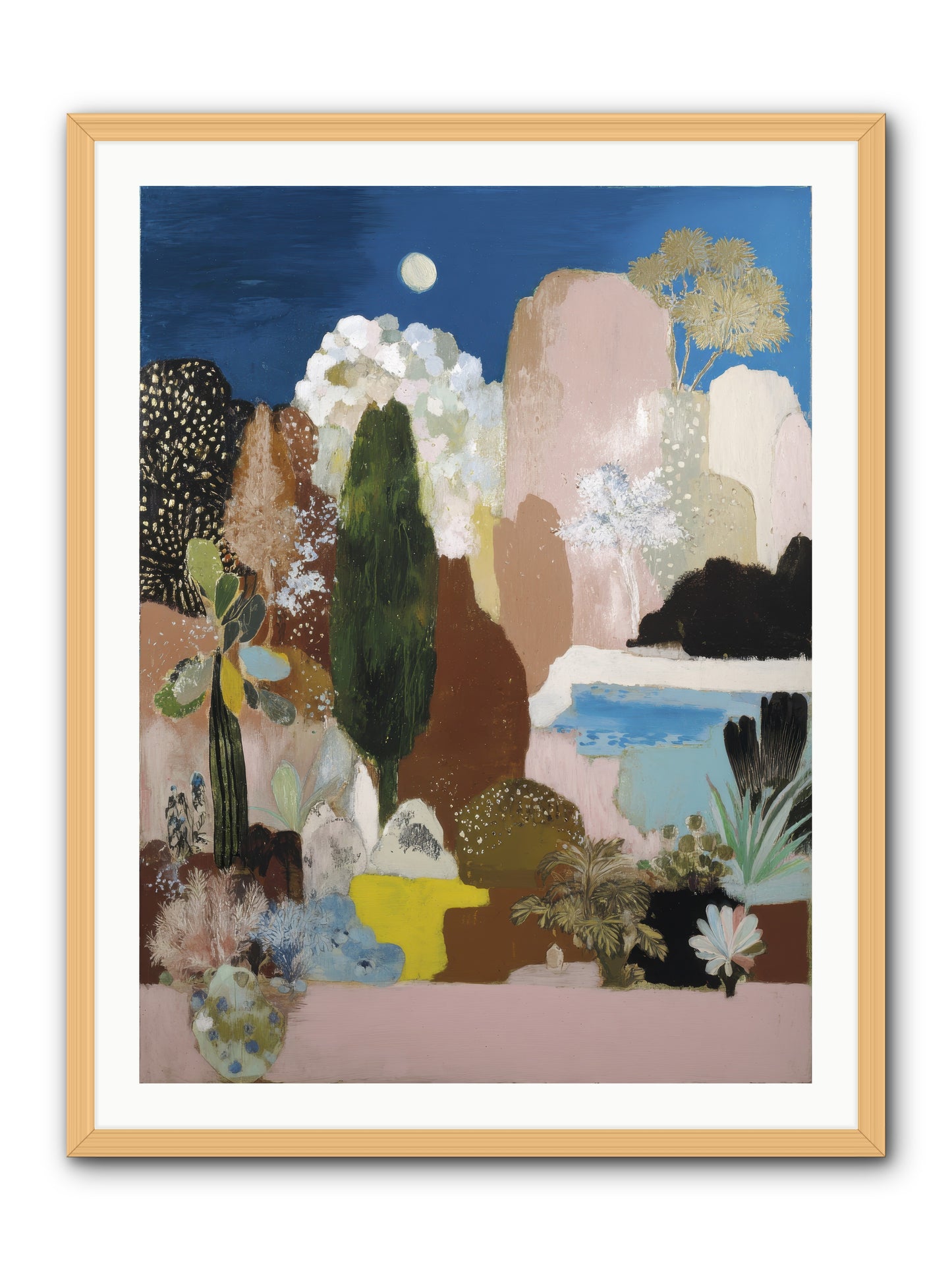 Distilled -- Framed Print - Natural 30x40