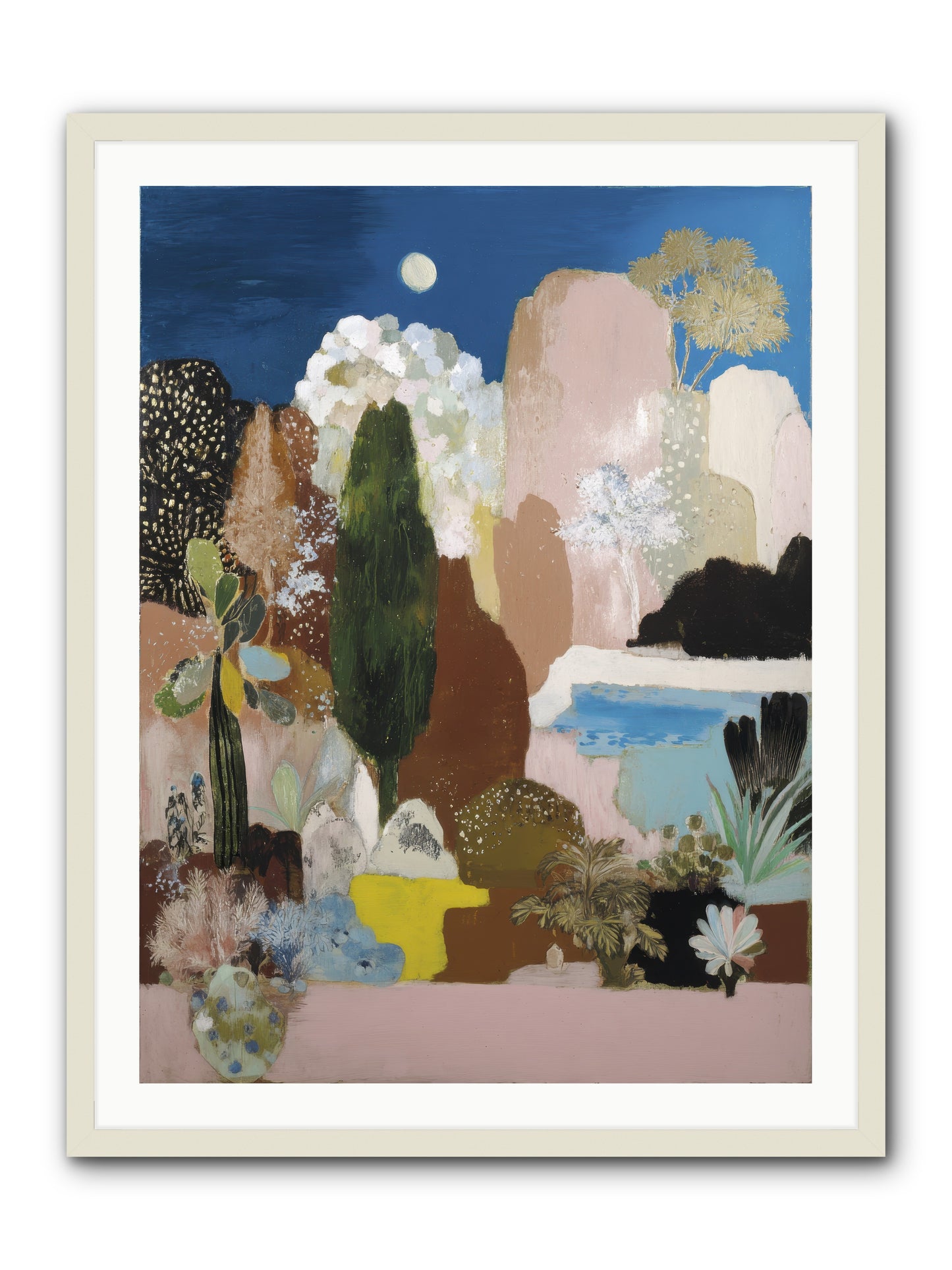 Distilled -- Framed Print - White 30x40