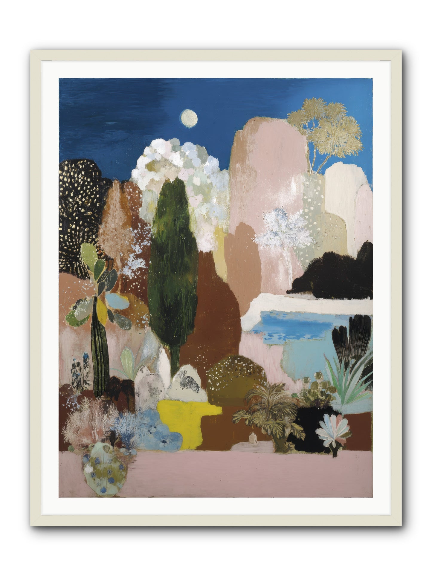 Distilled -- Framed Print - White 36x48