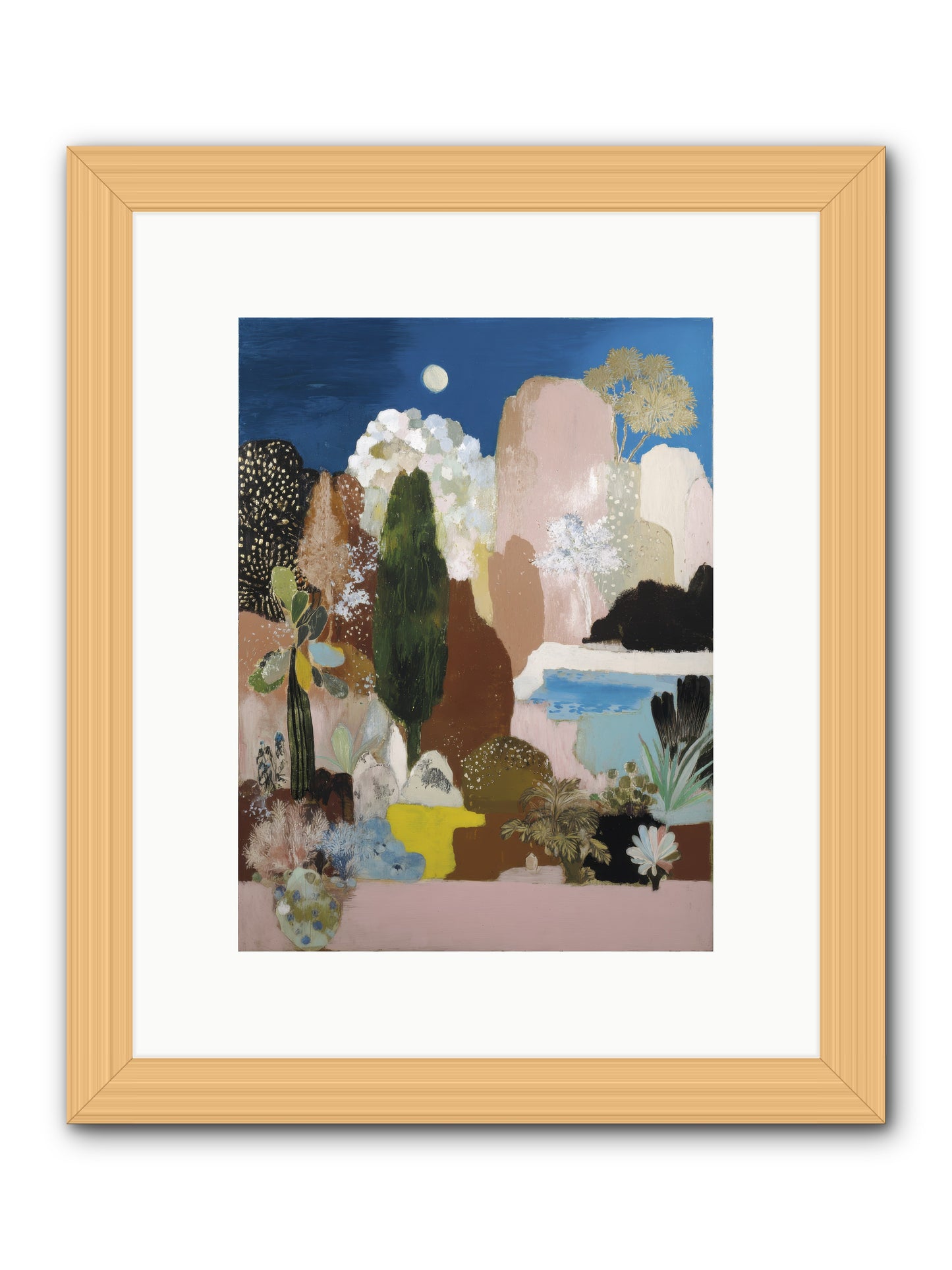 Distilled -- Framed Print - Natural 9x12