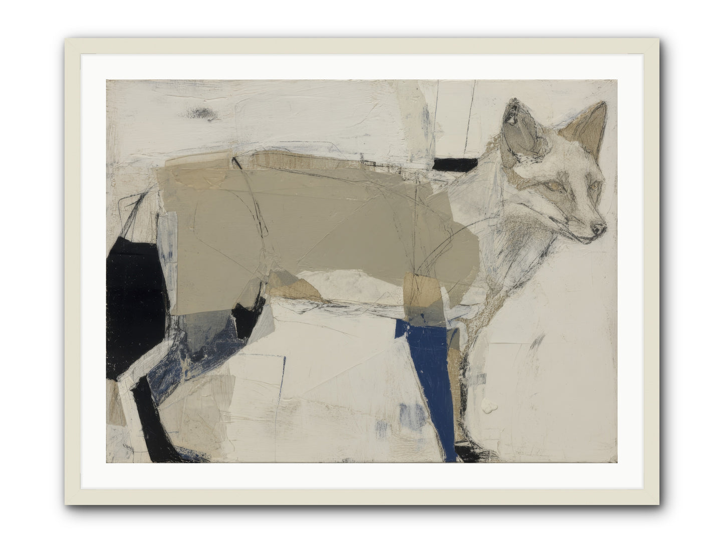 Divine Mischief -- Framed Print - White 40x30