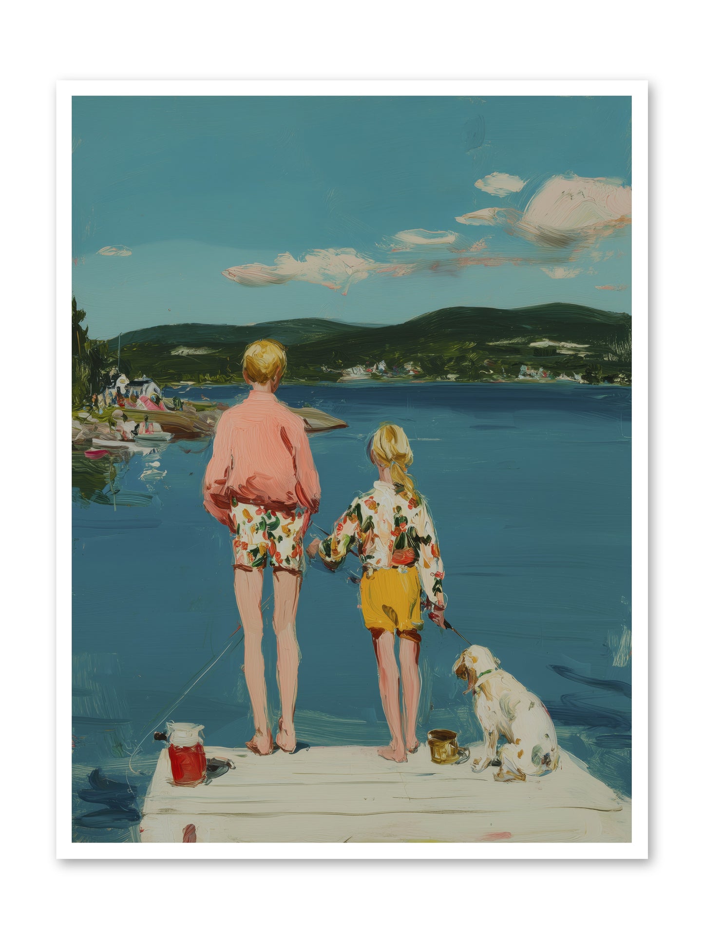Dock Side Dreams -- Paper Print 36x48