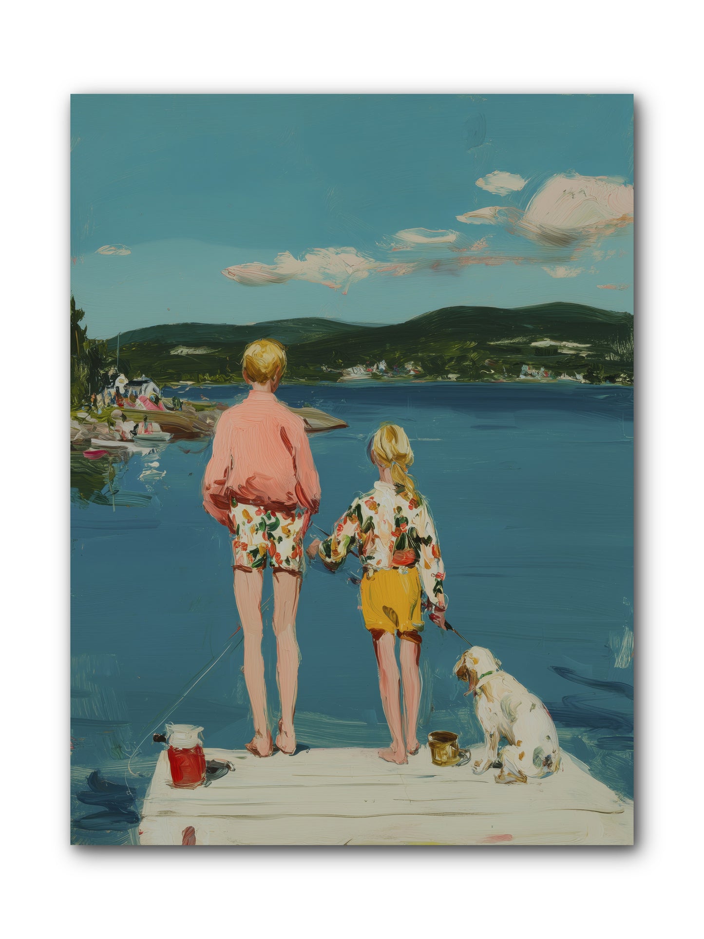 Dock Side Dreams -- Wrapped Canvas 9x12