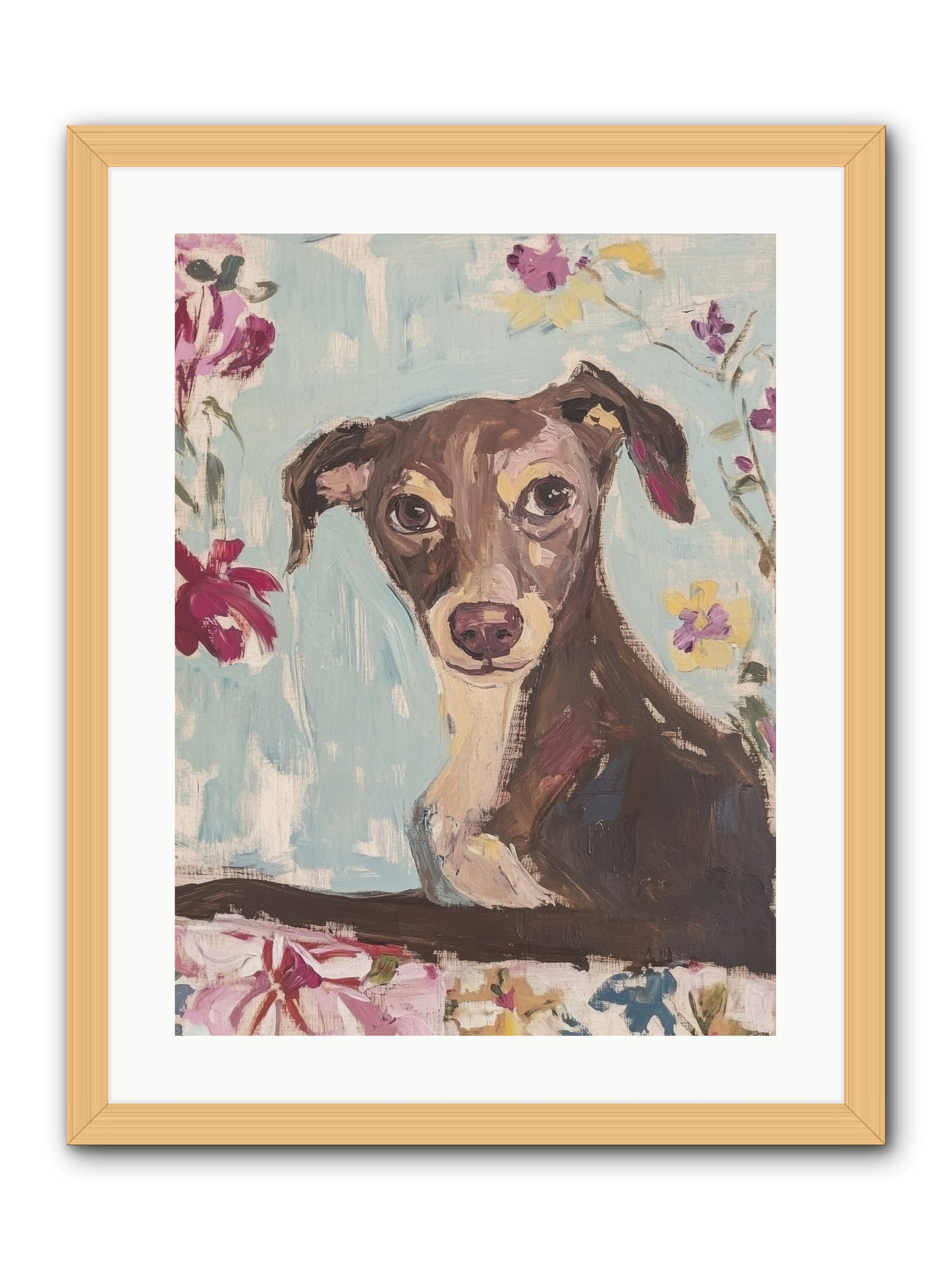 Dolly -- Framed Print - Natural 18x24