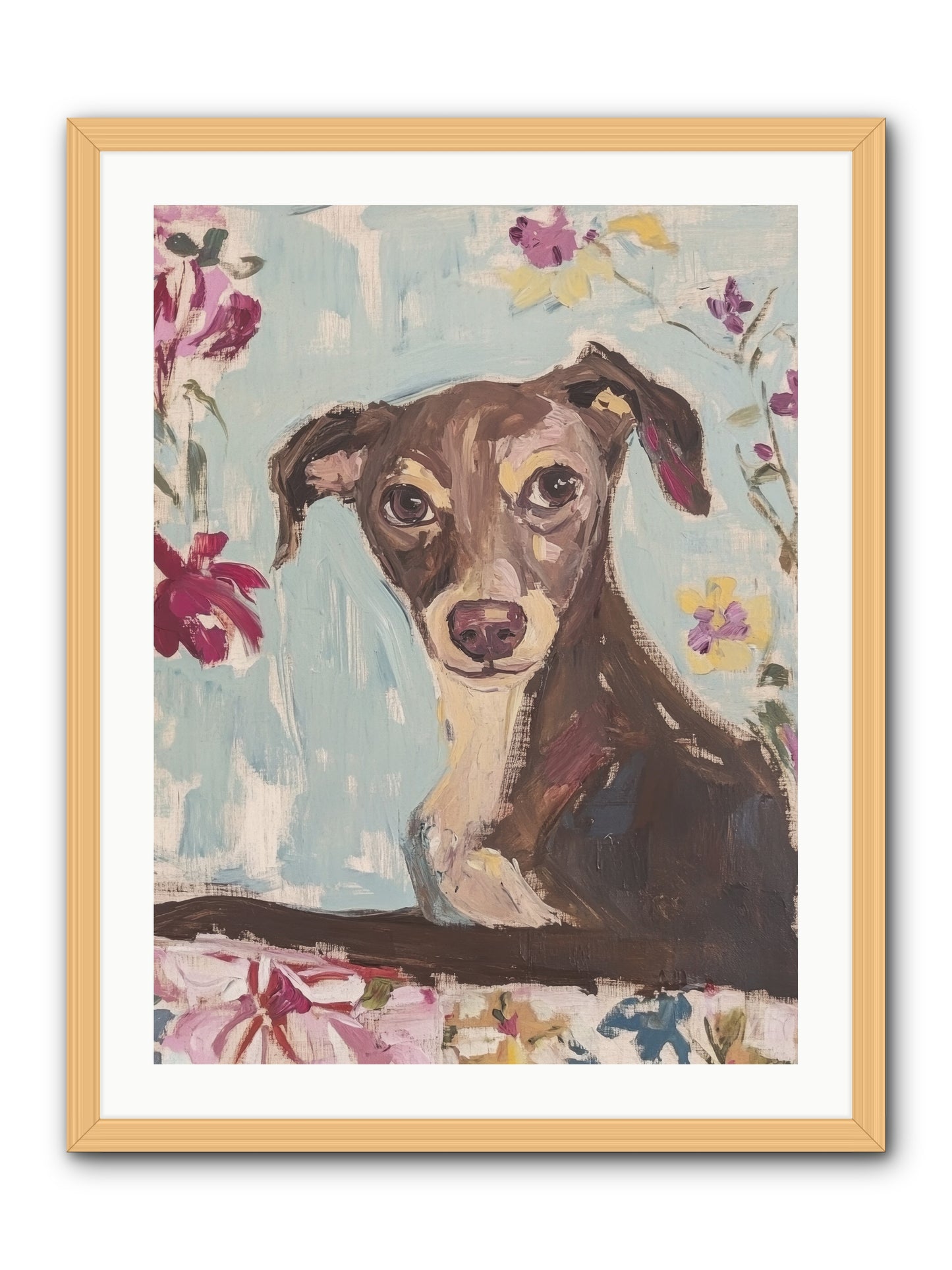 Dolly -- Framed Print - Natural 24x32