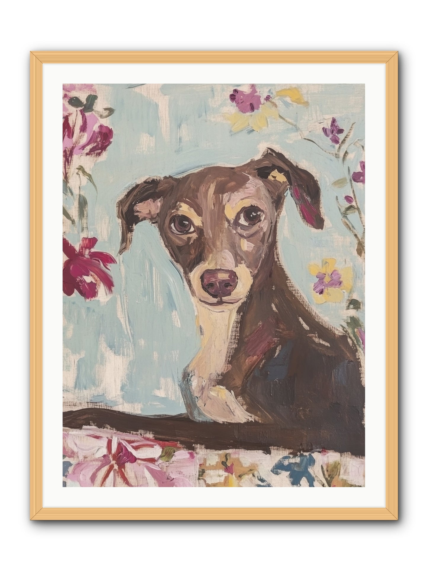 Dolly -- Framed Print - Natural 30x40