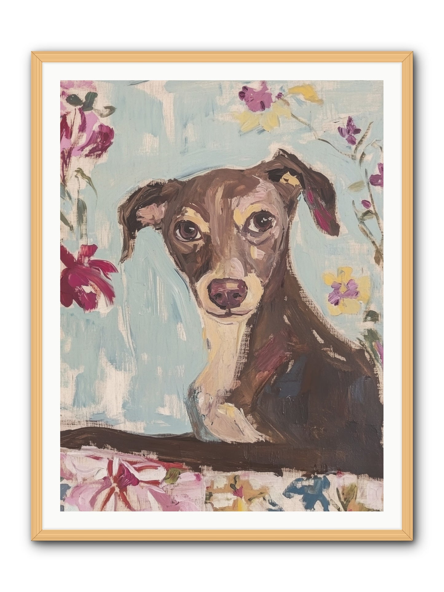 Dolly -- Framed Print - Natural 36x48