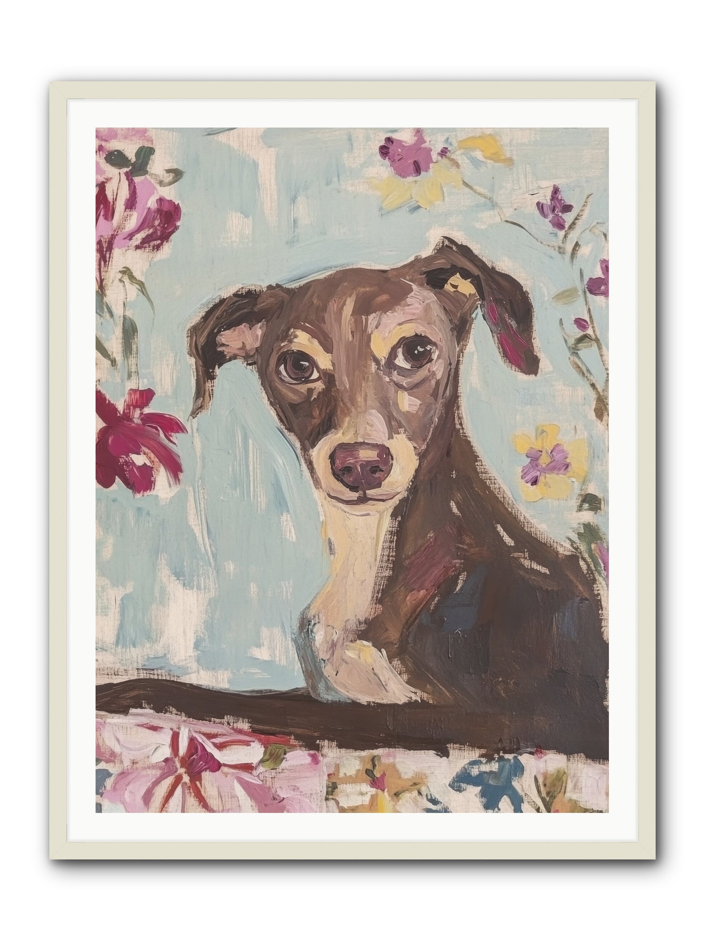 Dolly -- Framed Print - White 36x48