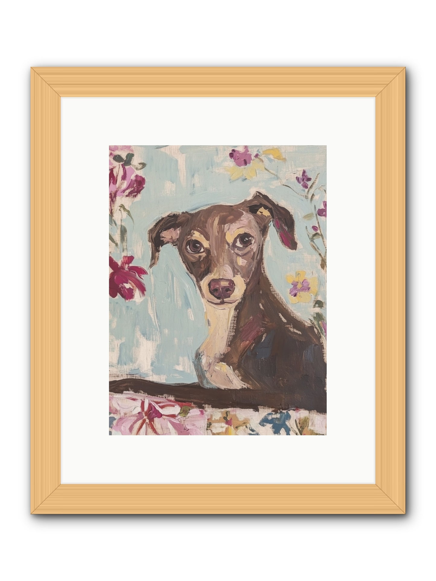 Dolly -- Framed Print - Natural 9x12