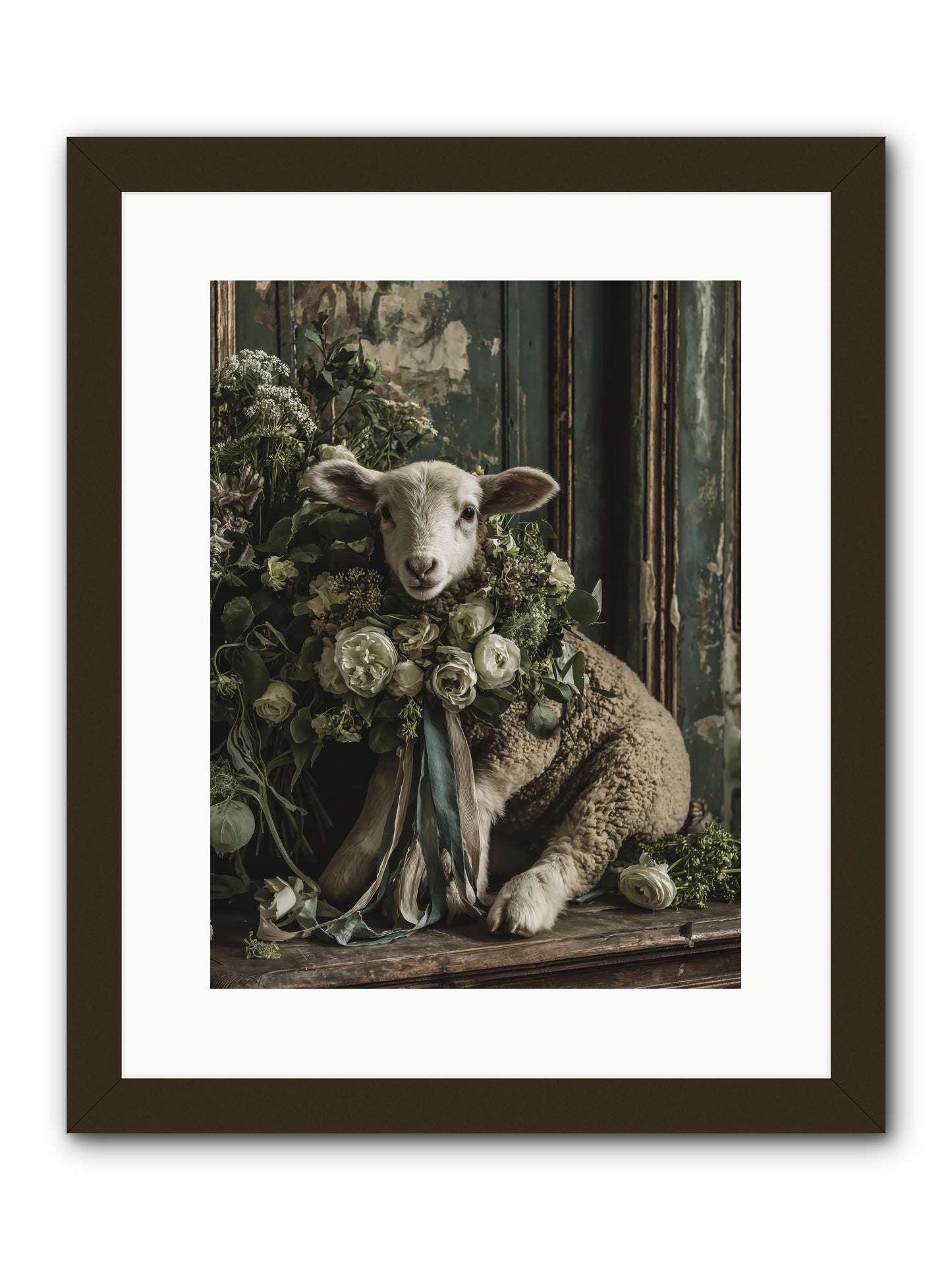 Dorette -- Framed Print - Black 12x16