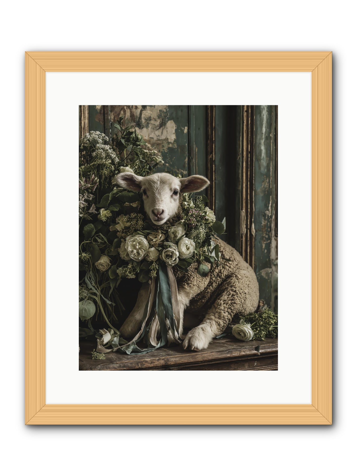 Dorette -- Framed Print - Natural 12x16