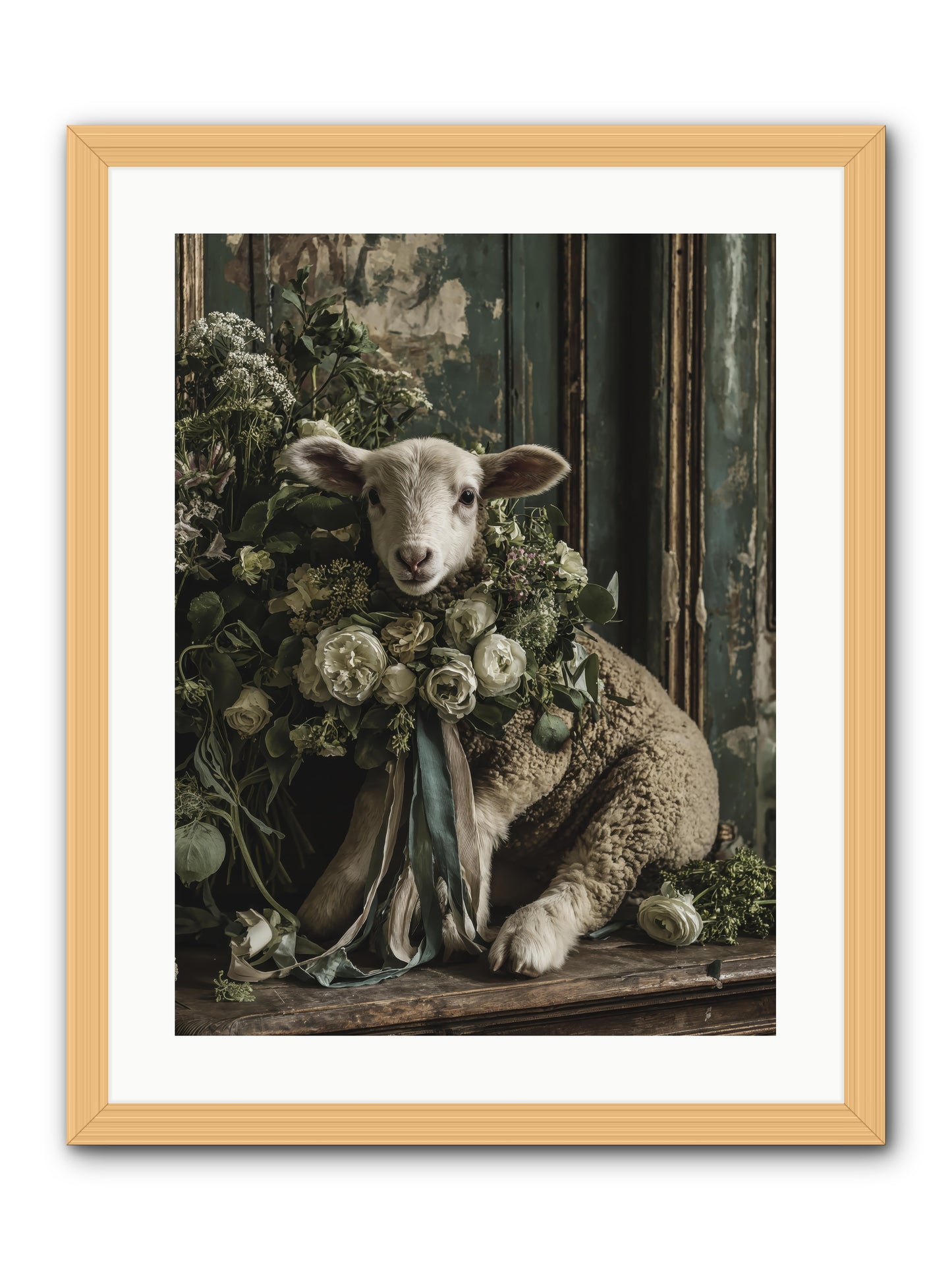 Dorette -- Framed Print - Natural 18x24