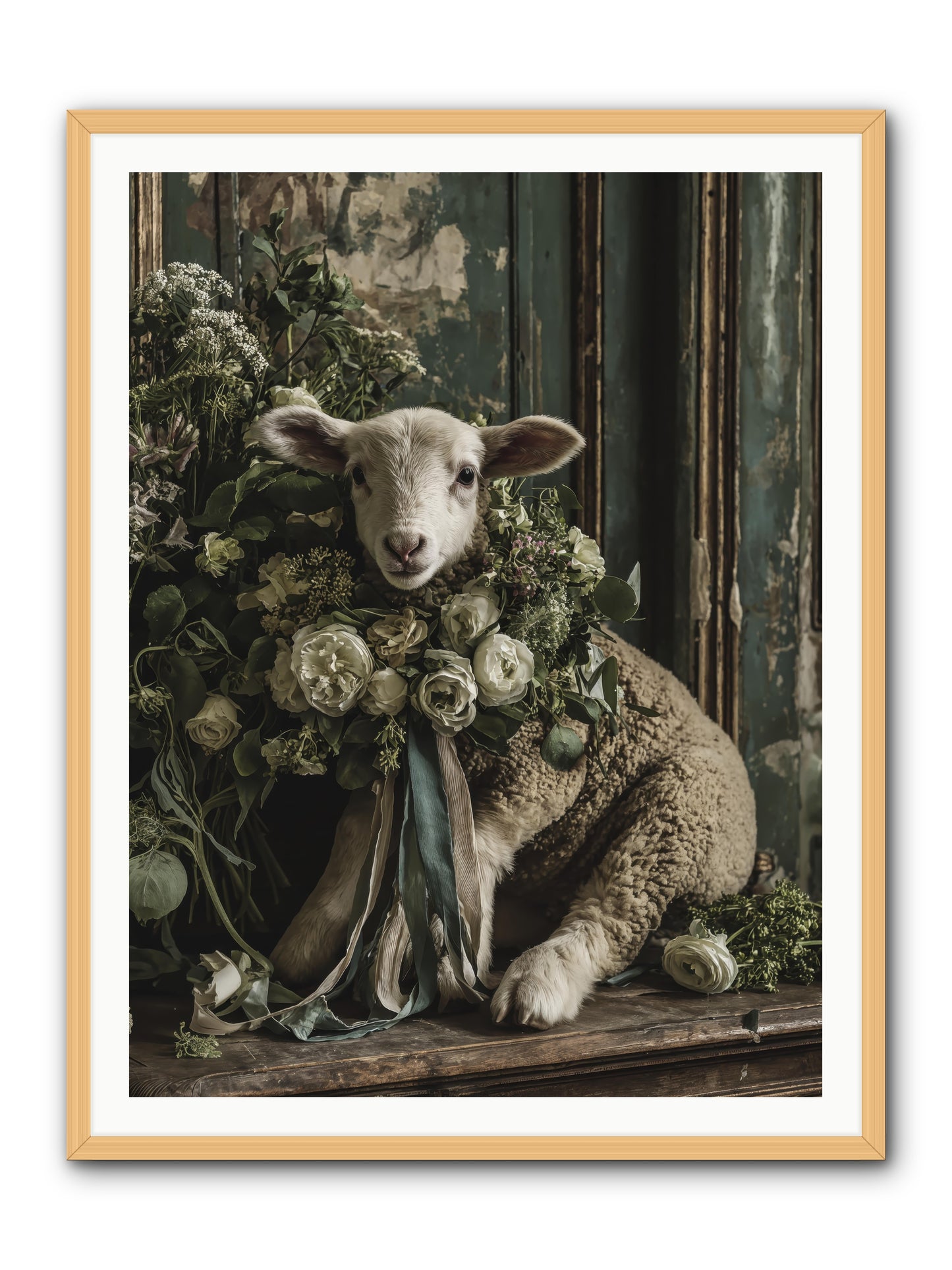 Dorette -- Framed Print - Natural 36x48