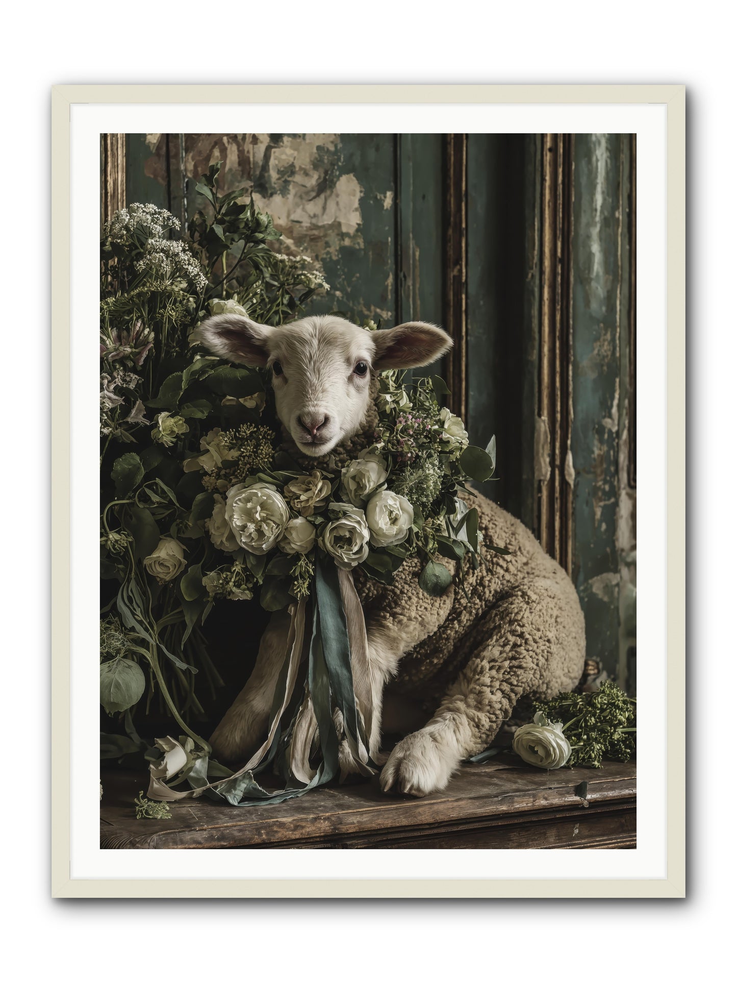 Dorette -- Framed Print - White 36x48