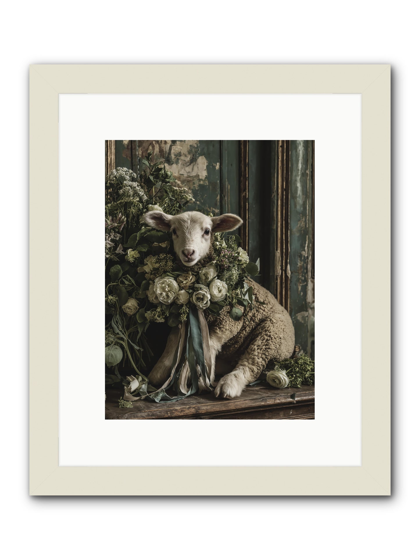 Dorette -- Framed Print - White 9x12