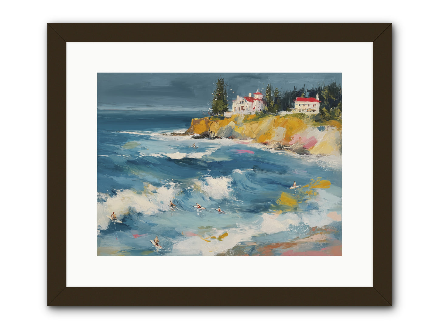 Drama in Motion -- Framed Print - Black 16x12