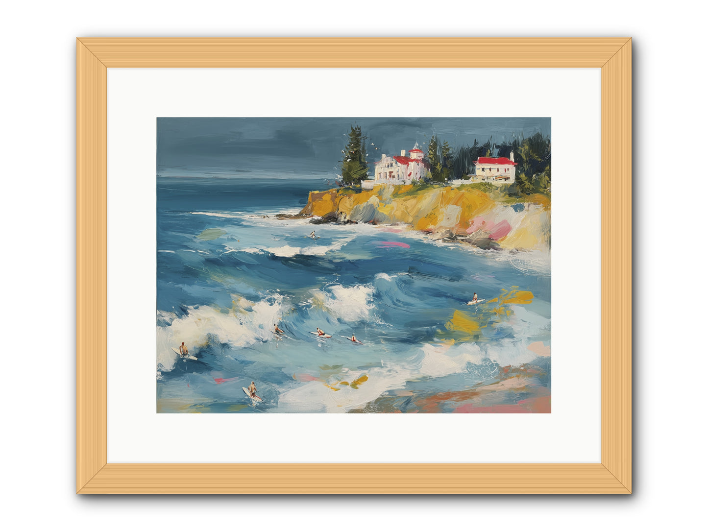 Drama in Motion -- Framed Print - Natural 16x12