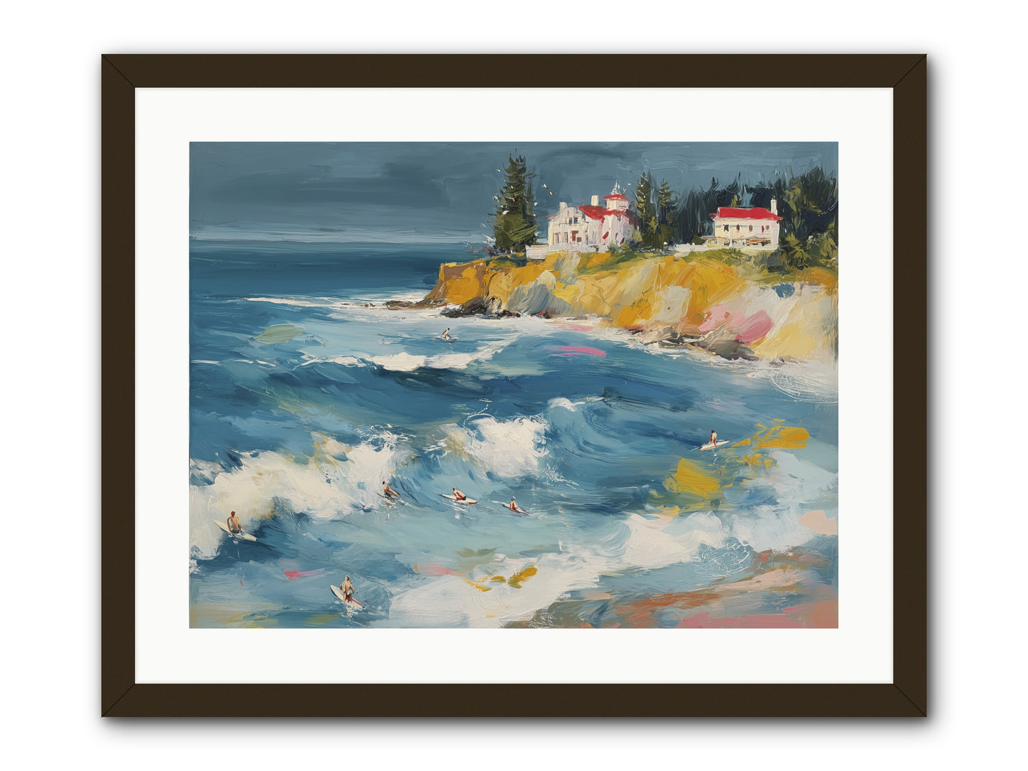 Drama in Motion -- Framed Print - Black 24x18