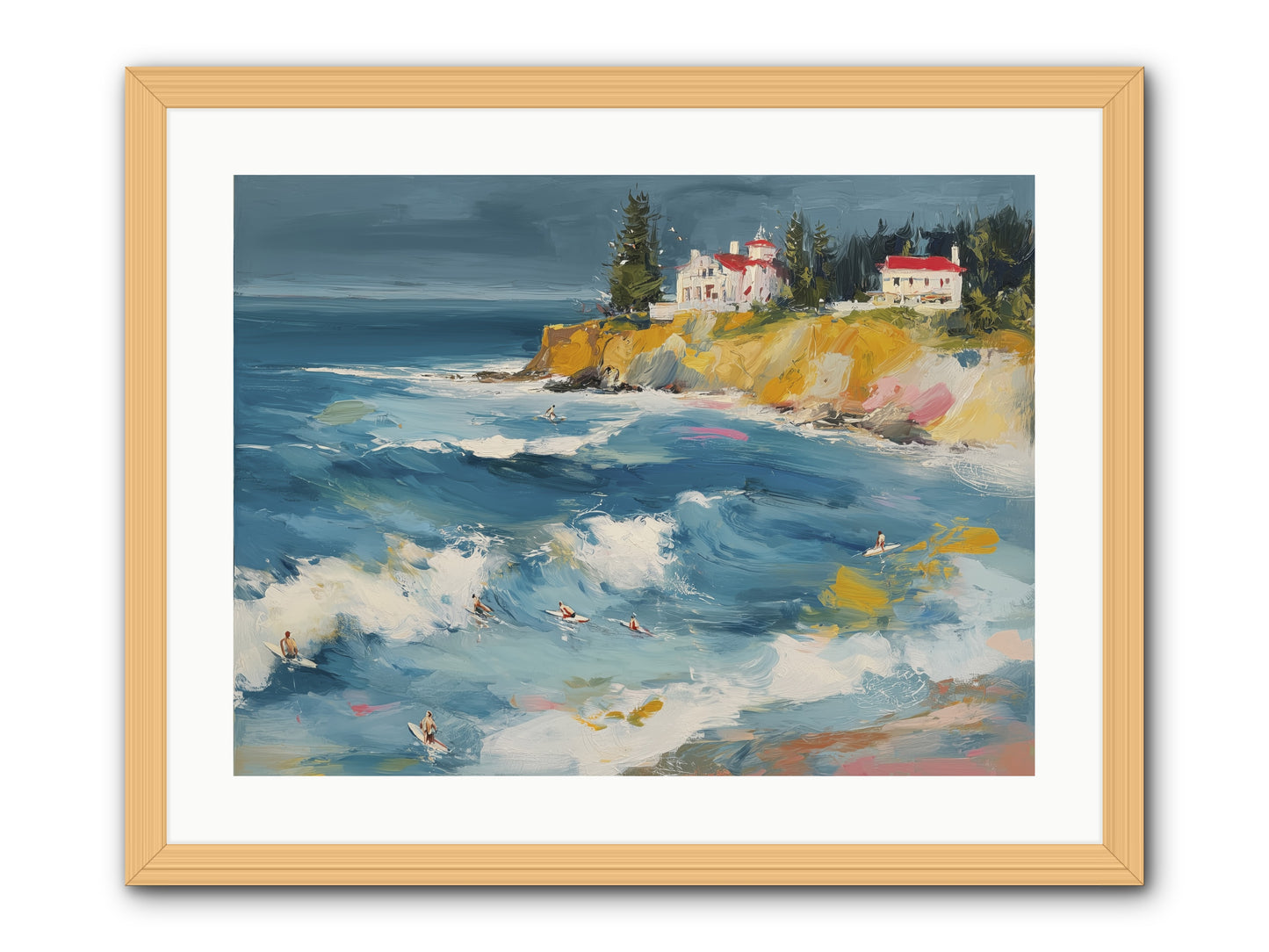Drama in Motion -- Framed Print - Natural 24x18