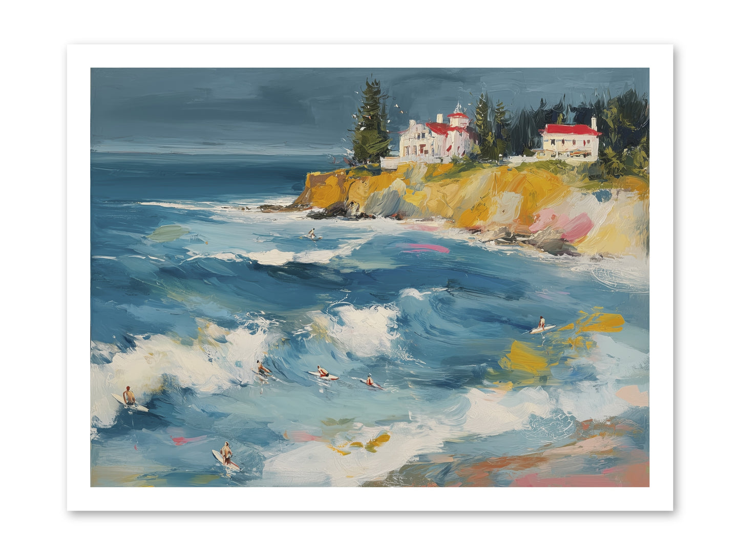 Drama in Motion -- Loose Canvas Print 24x18