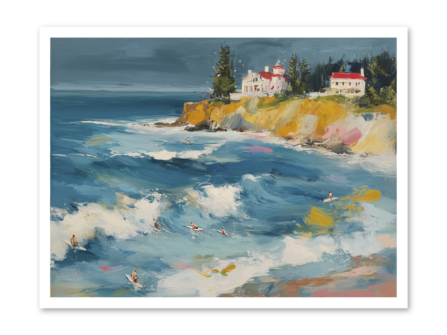 Drama in Motion -- Loose Canvas Print 32x24