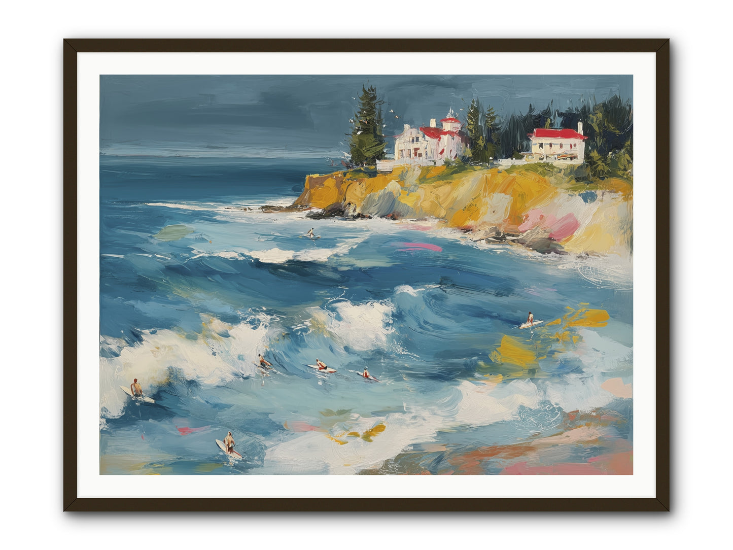 Drama in Motion -- Framed Print - Black 48x36