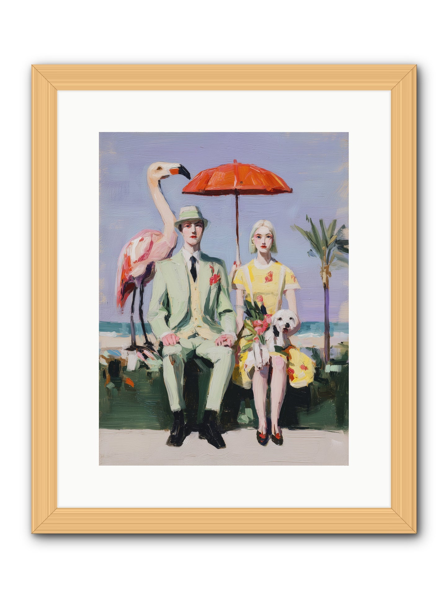 Dream State Doubt -- Framed Print - Natural 12x16