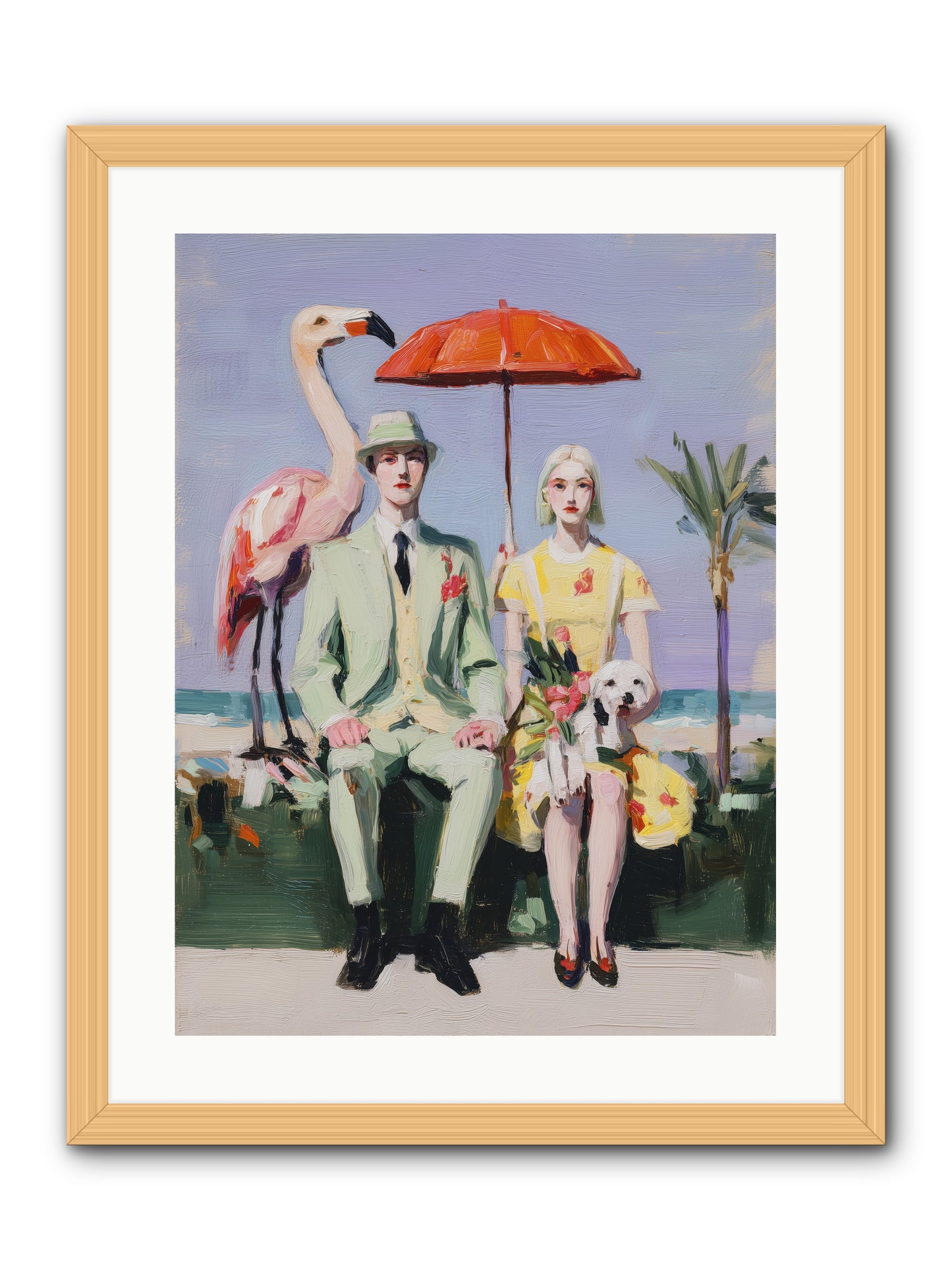Dream State Doubt -- Framed Print - Natural 18x24
