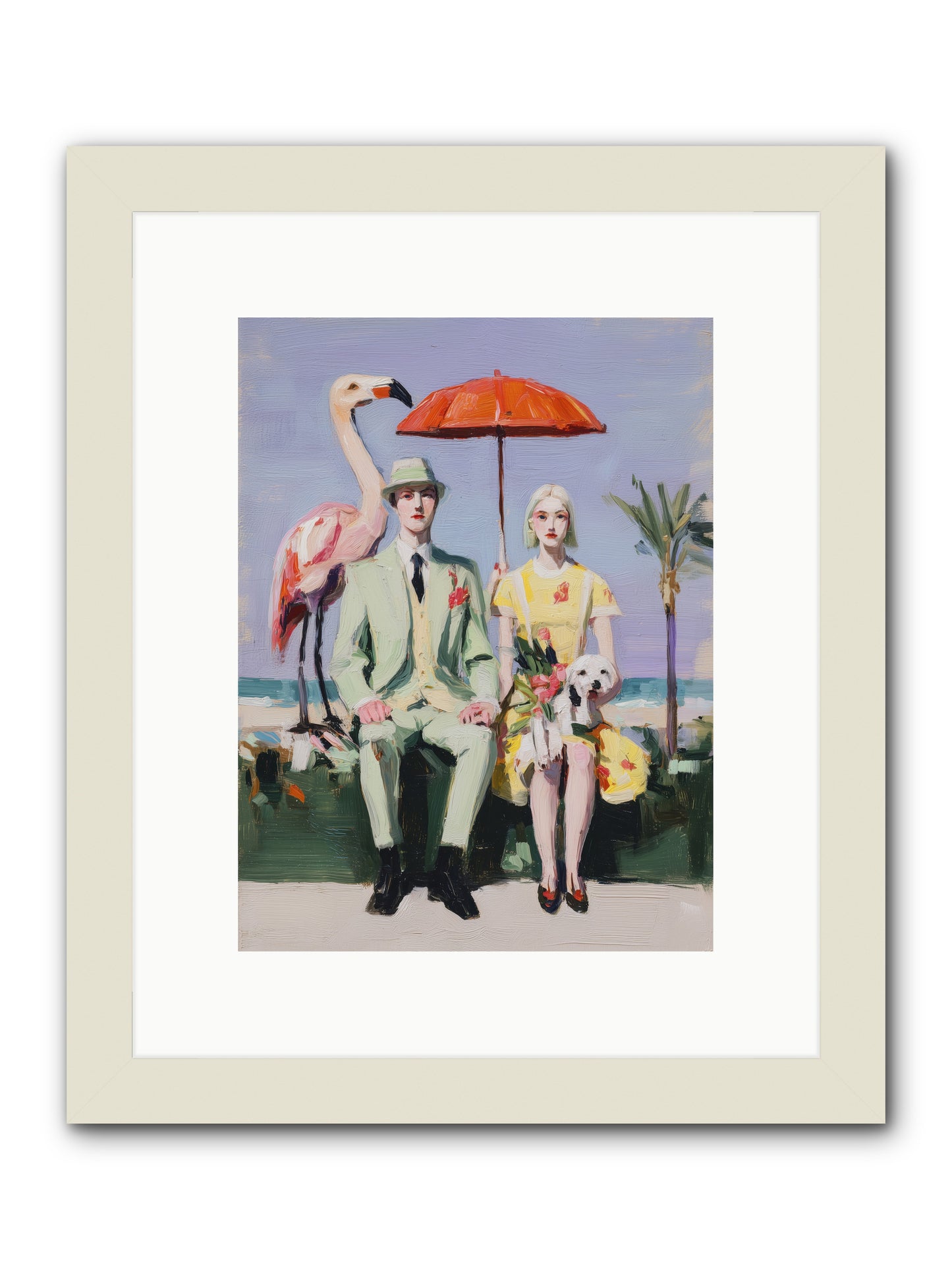 Dream State Doubt -- Framed Print - White 9x12