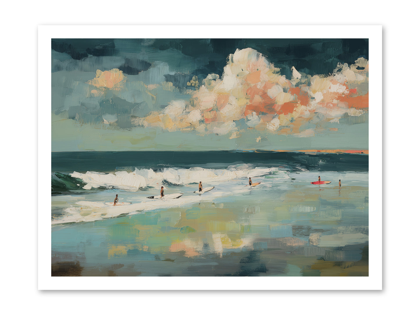 Dream State Surfing -- Loose Canvas Print 24x18