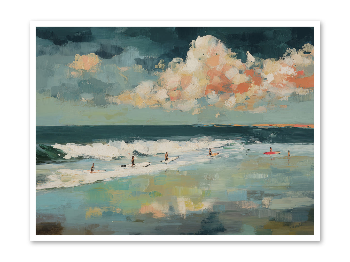 Dream State Surfing -- Loose Canvas Print 48x36