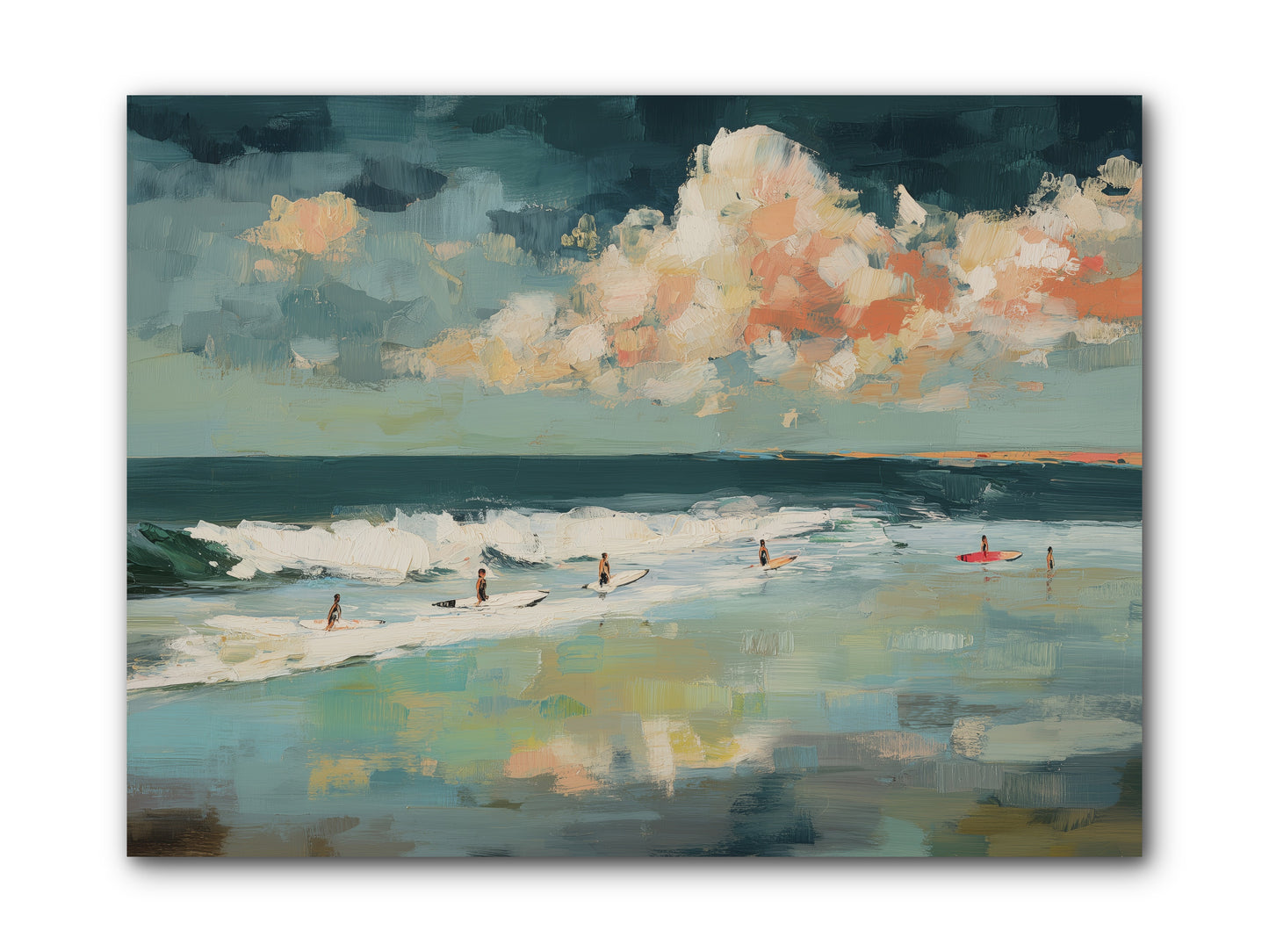 Dream State Surfing -- Wrapped Canvas 12x9