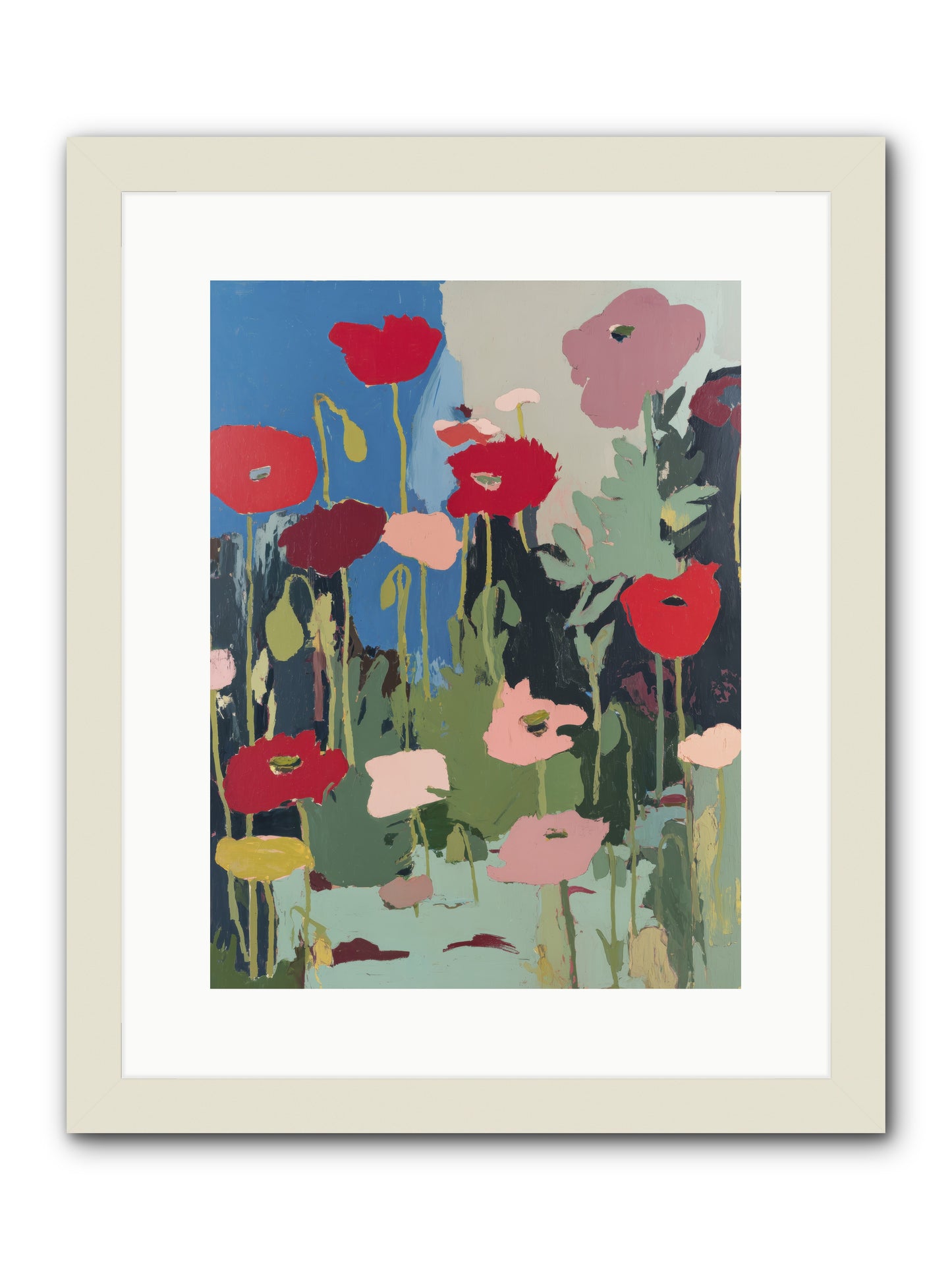 Dreamcatcher Veil -- Framed Print - White 12x16