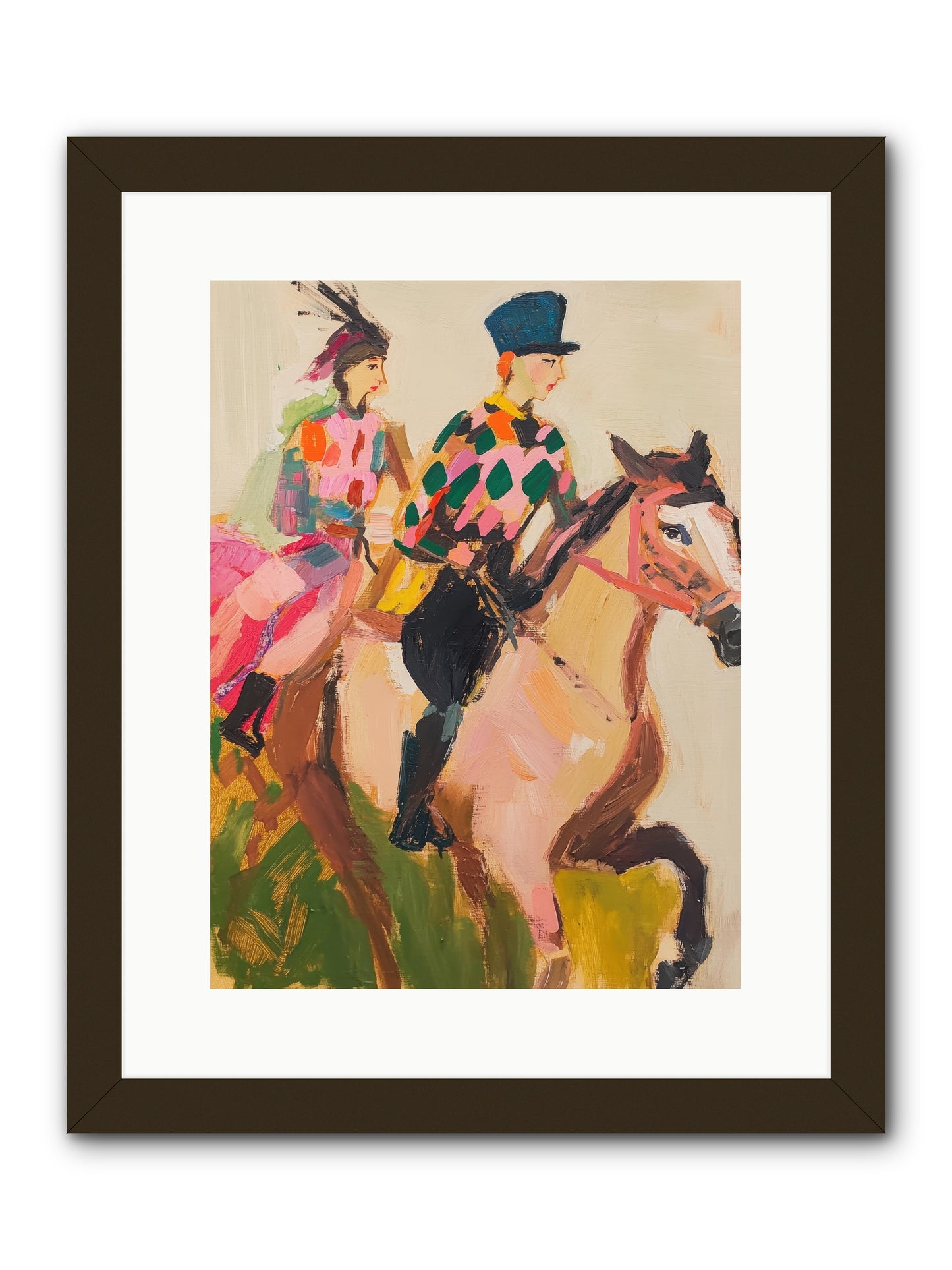 Dreamer's Canter No.1 -- Framed Print - Black 12x16